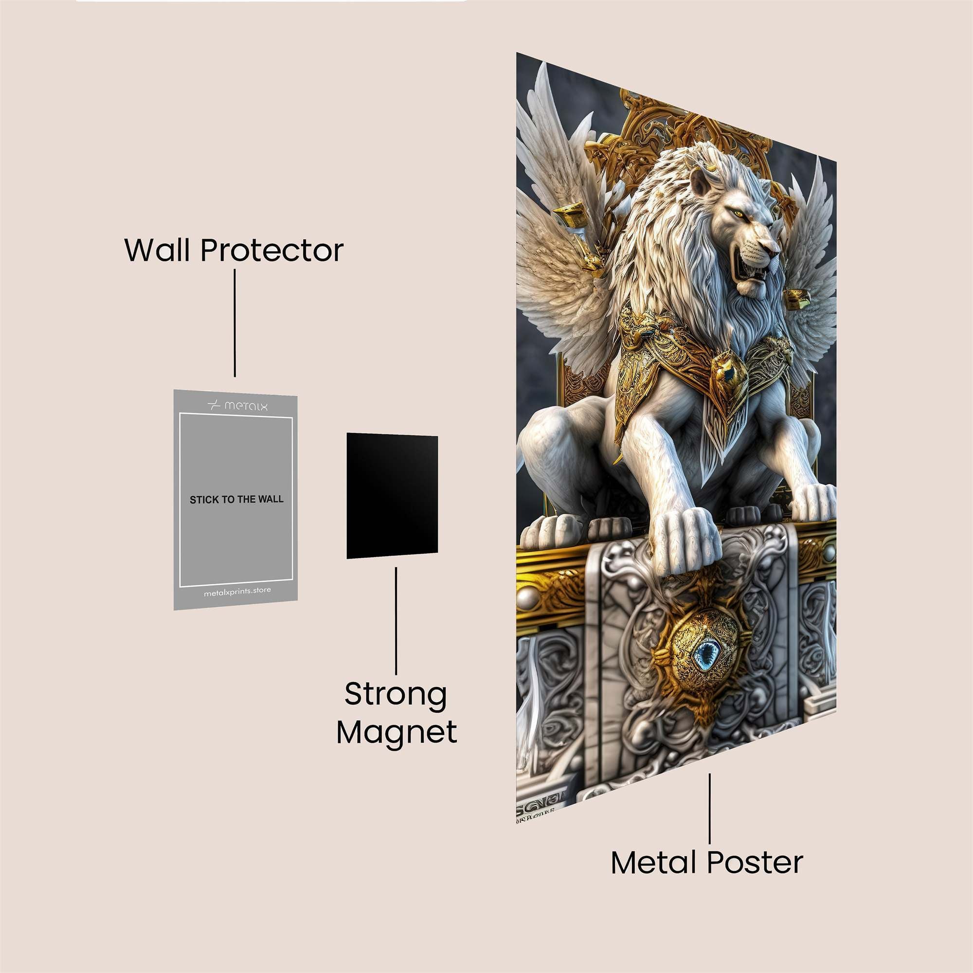 Mystic Lynx Safe Wall Magnetic / M