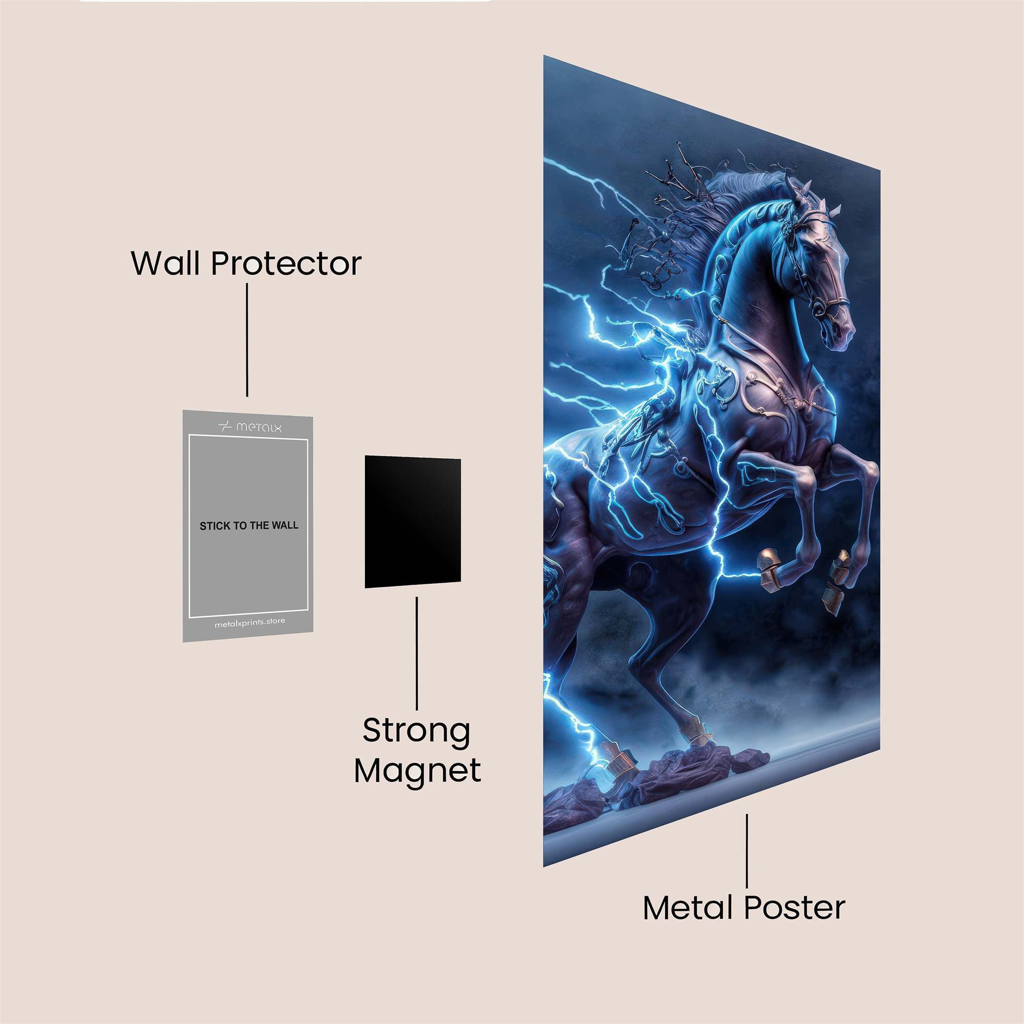 Tempest Steed Safe Wall Magnetic / M