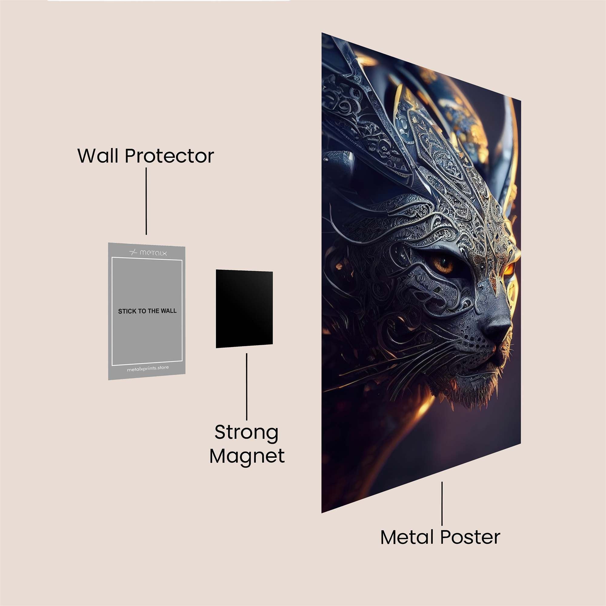 Mecha Majesty Safe Wall Magnetic / M