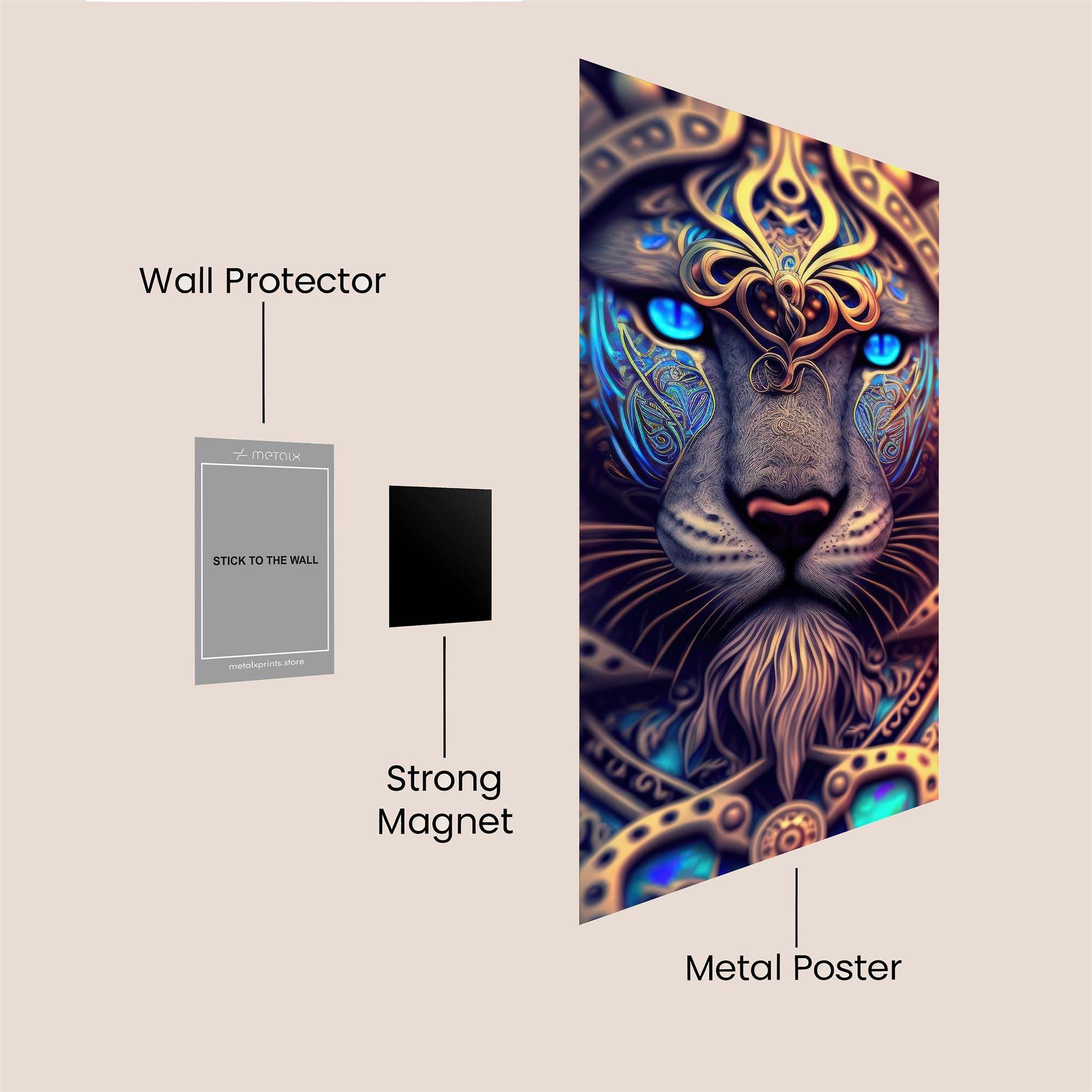 Lion Majesty Safe Wall Magnetic / M