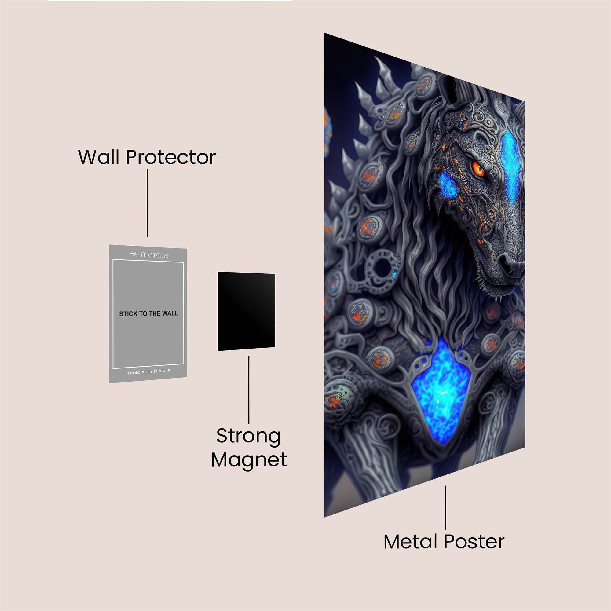Emberwolf Majestic Safe Wall Magnetic / M