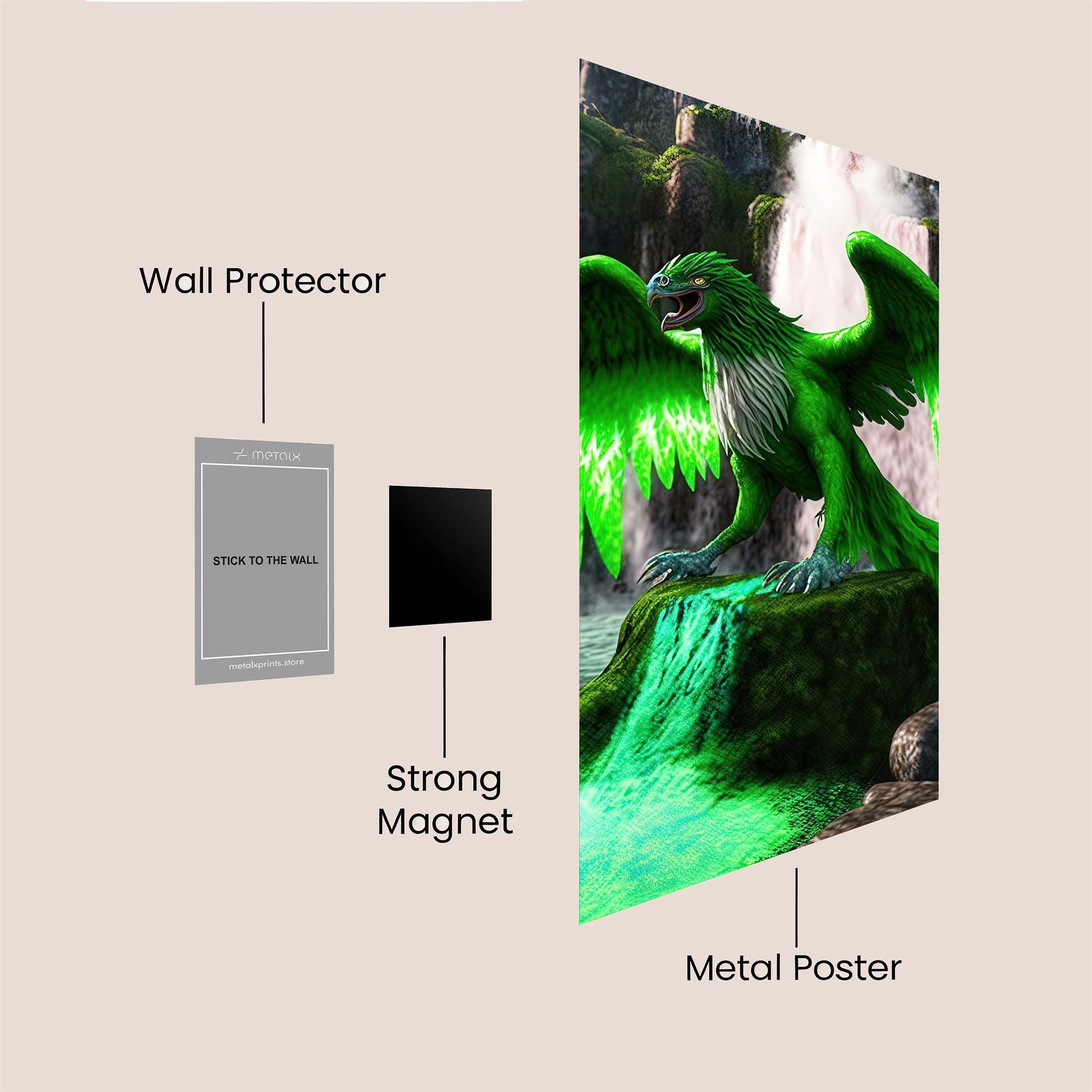 Emerald Majesty Safe Wall Magnetic / M