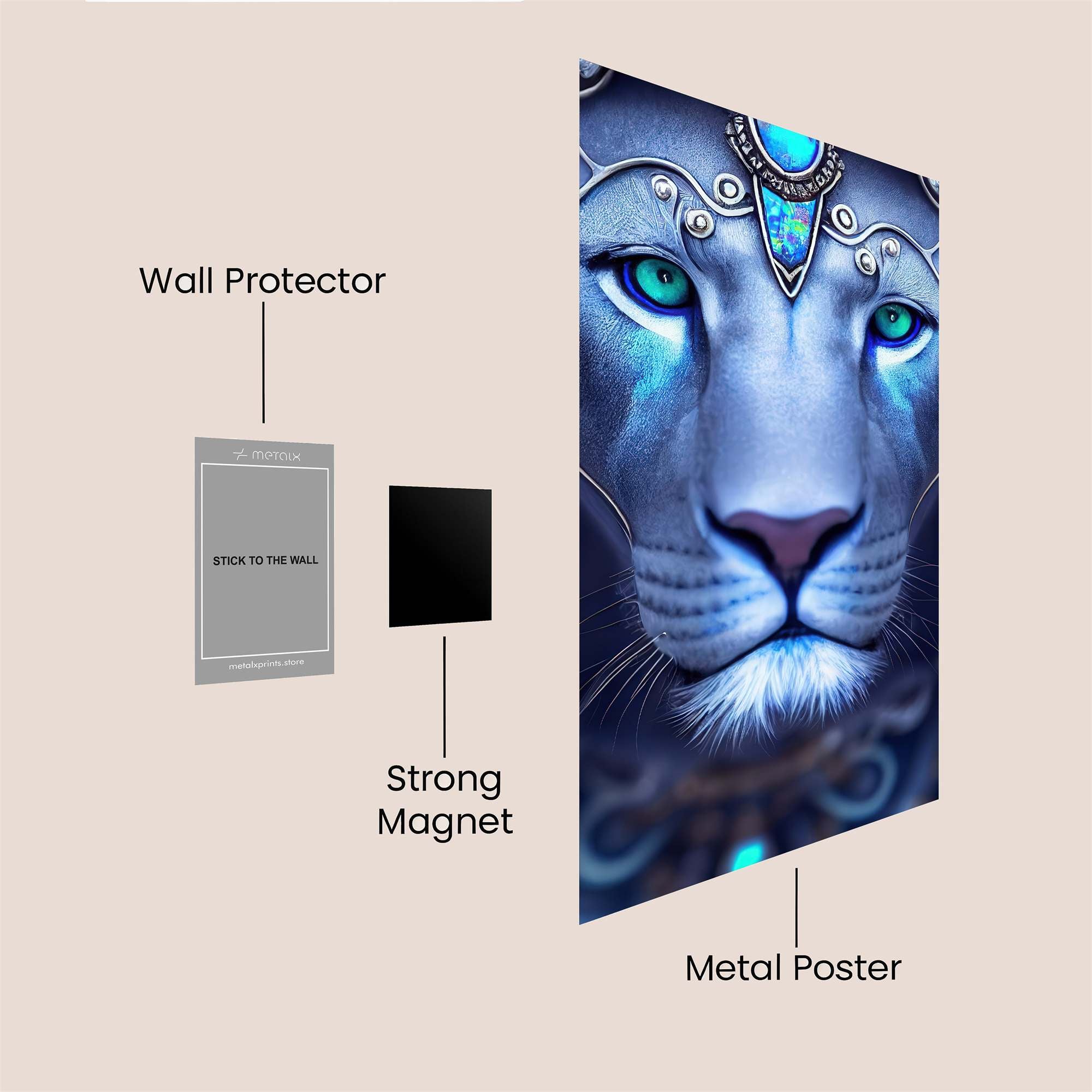 Lion Regal Safe Wall Magnetic / M