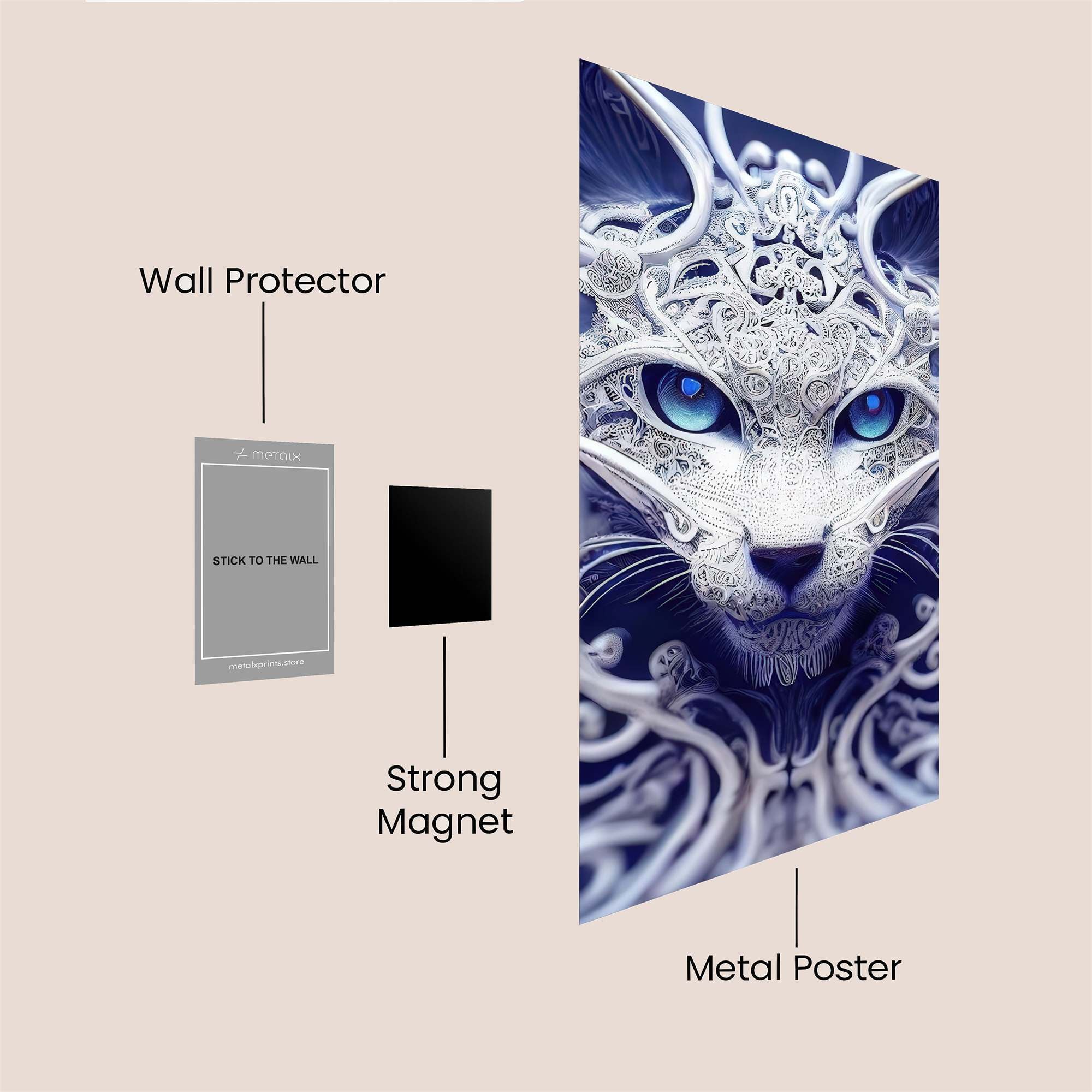 FrostMajesty Safe Wall Magnetic / M