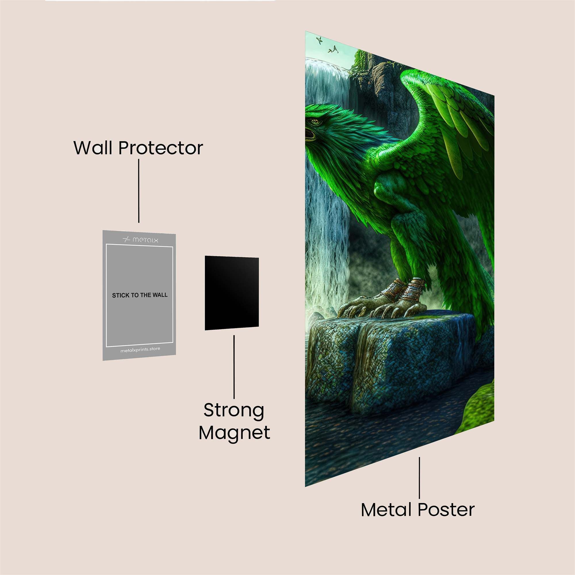Emerald Guardian Safe Wall Magnetic / M