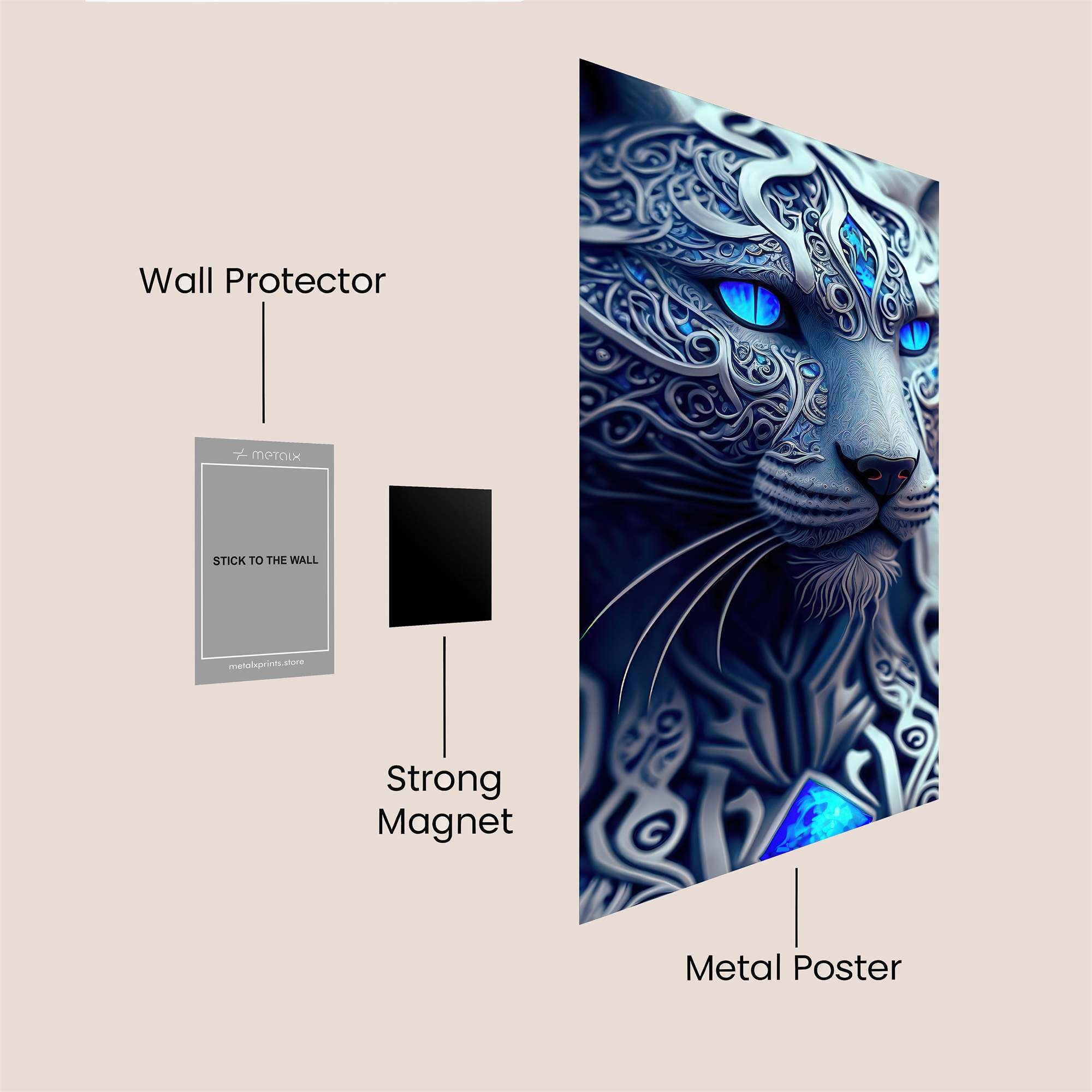 FrostMajesty Safe Wall Magnetic / M