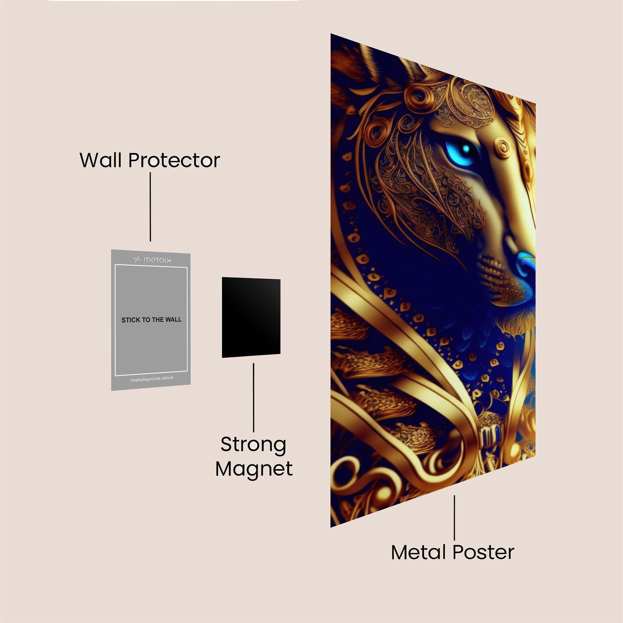 Majestic Sphinx Safe Wall Magnetic / M