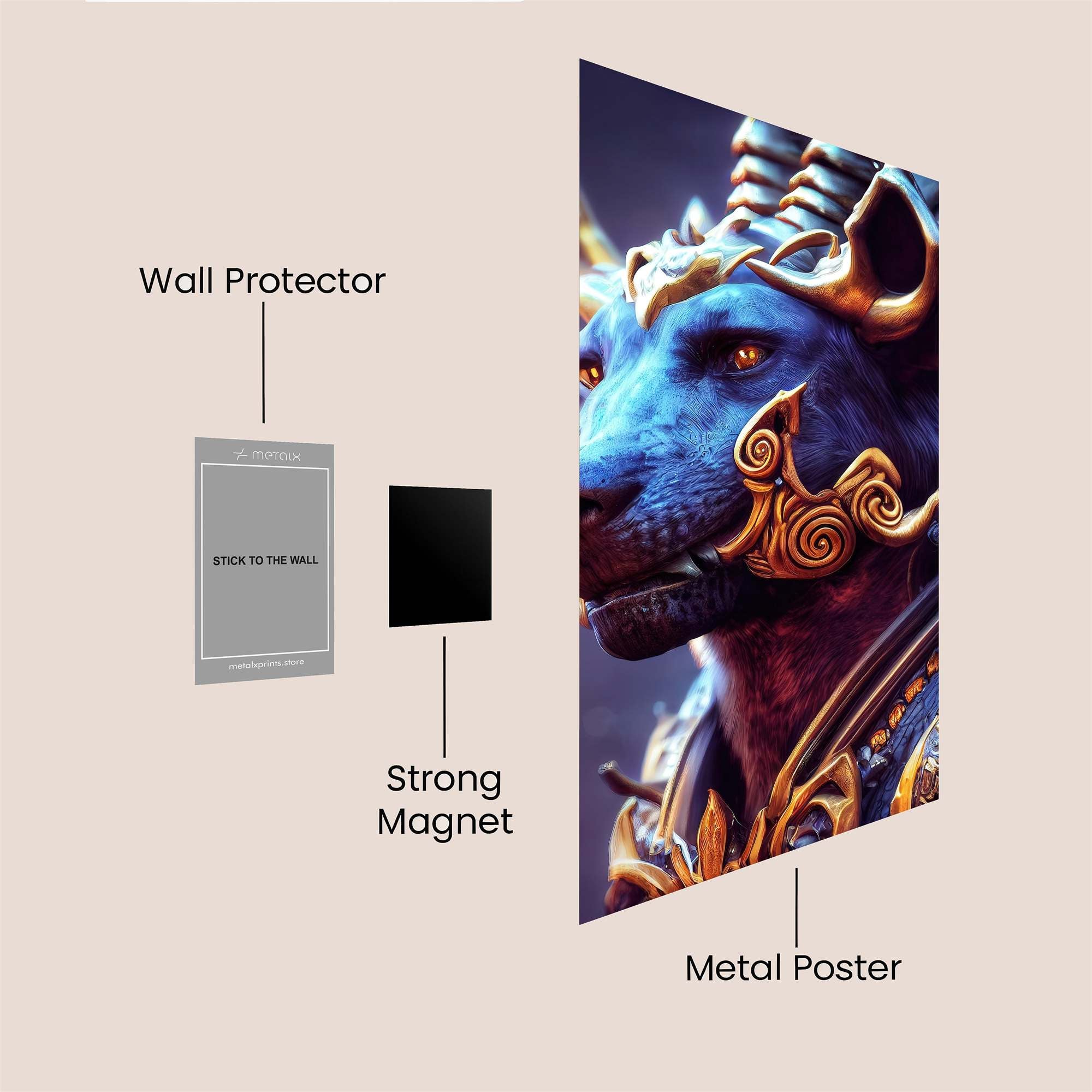 Anubis Majestic Safe Wall Magnetic / M