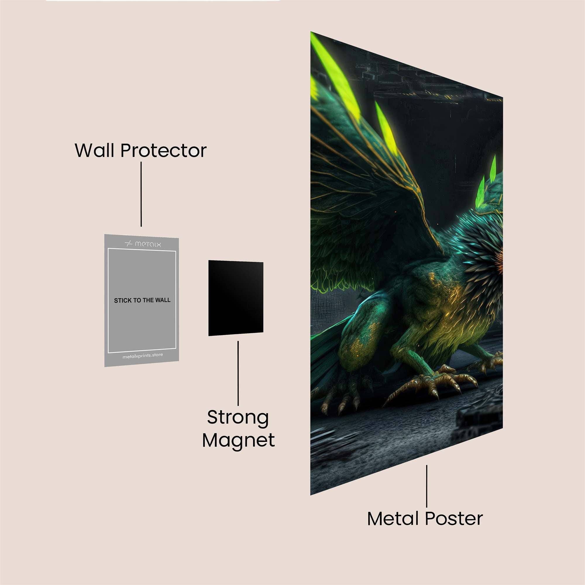 Phoenix Radiant Safe Wall Magnetic / M
