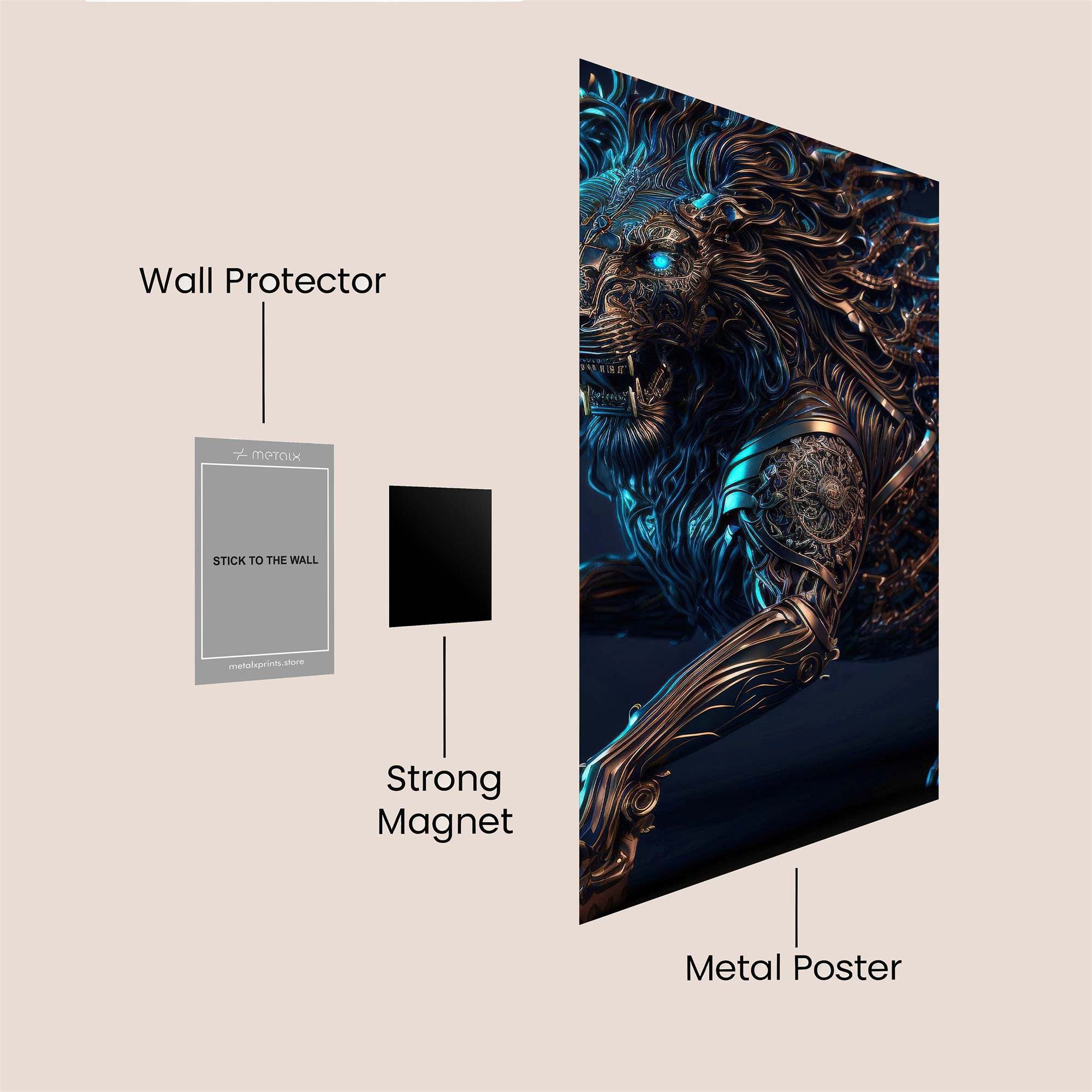 Mecha Majesty Safe Wall Magnetic / M