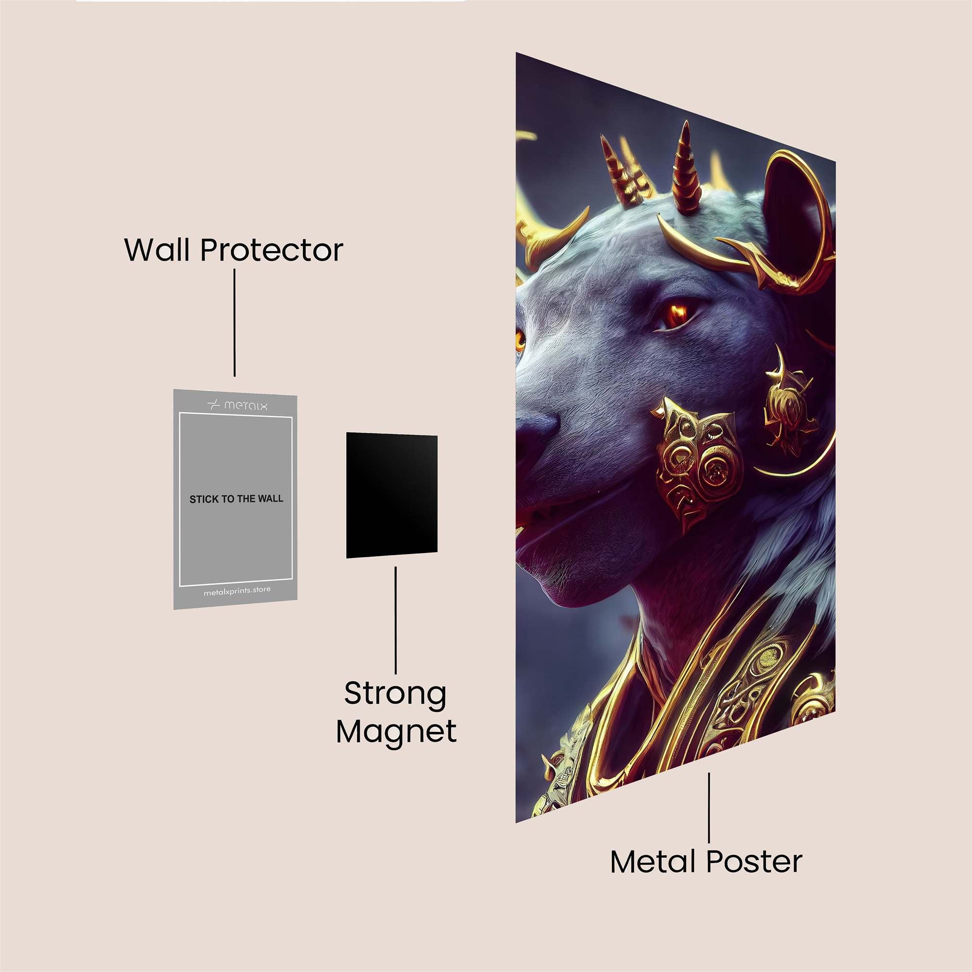 Regal Beast Safe Wall Magnetic / M