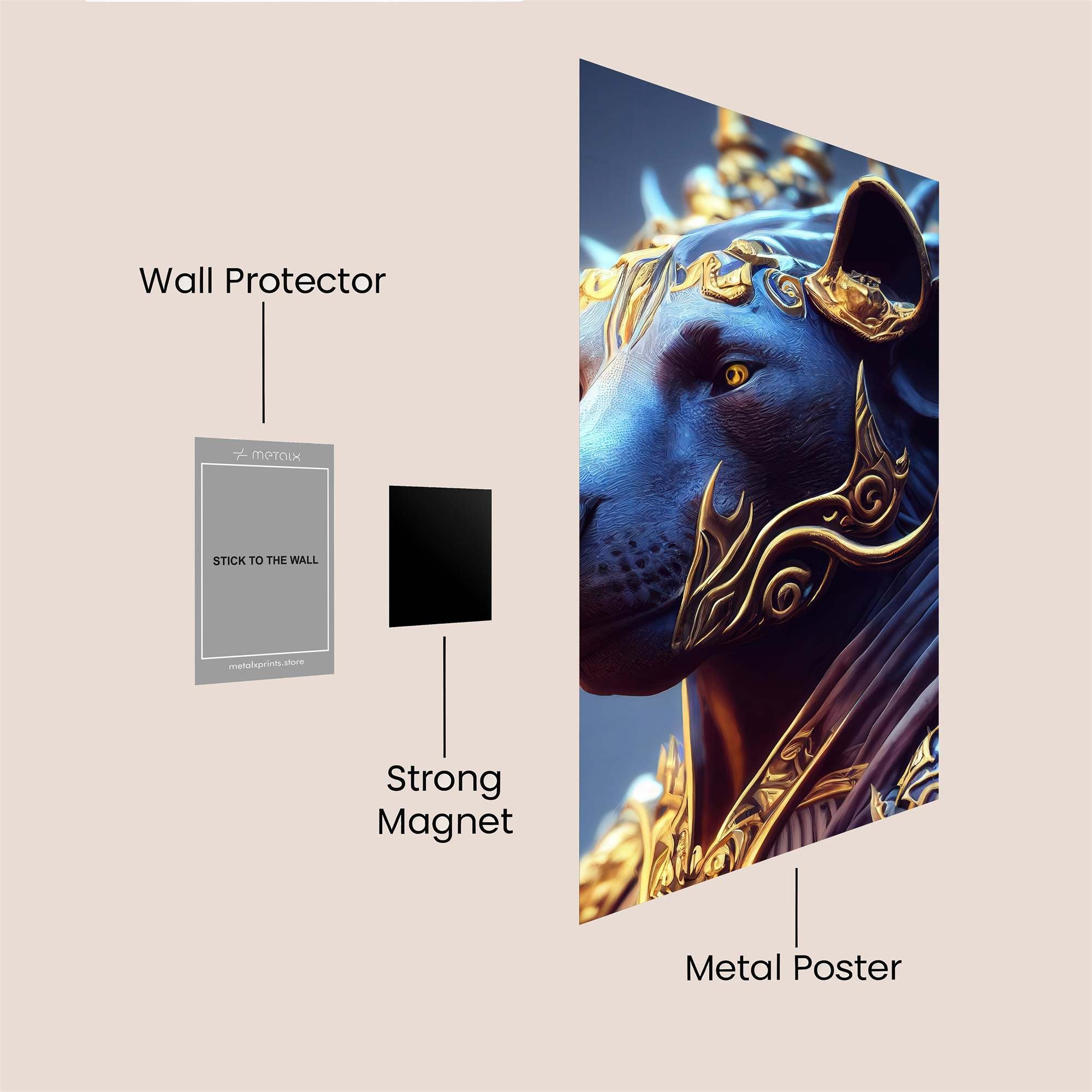 Beast Majestic Safe Wall Magnetic / M