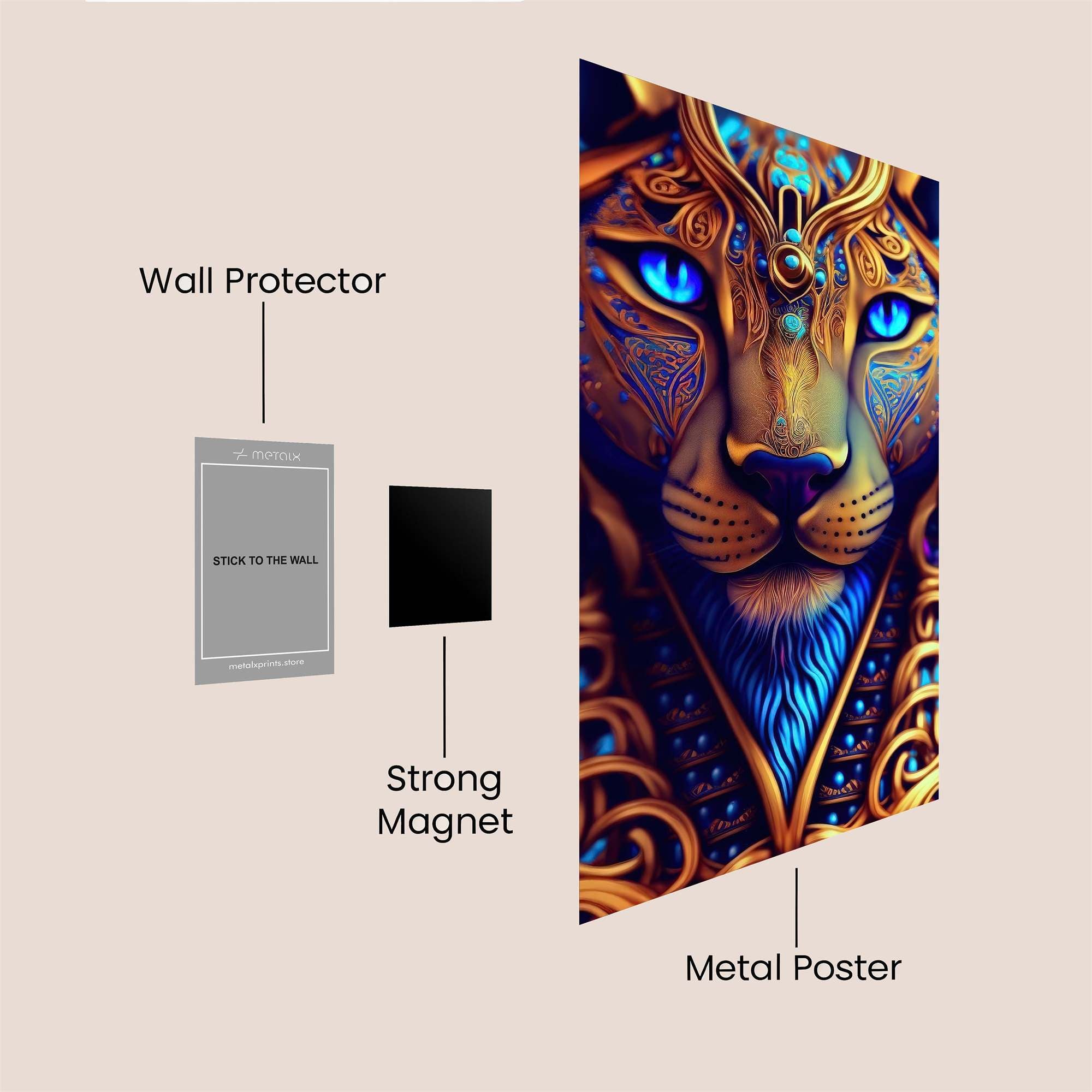 Anubis Enigma Safe Wall Magnetic / M