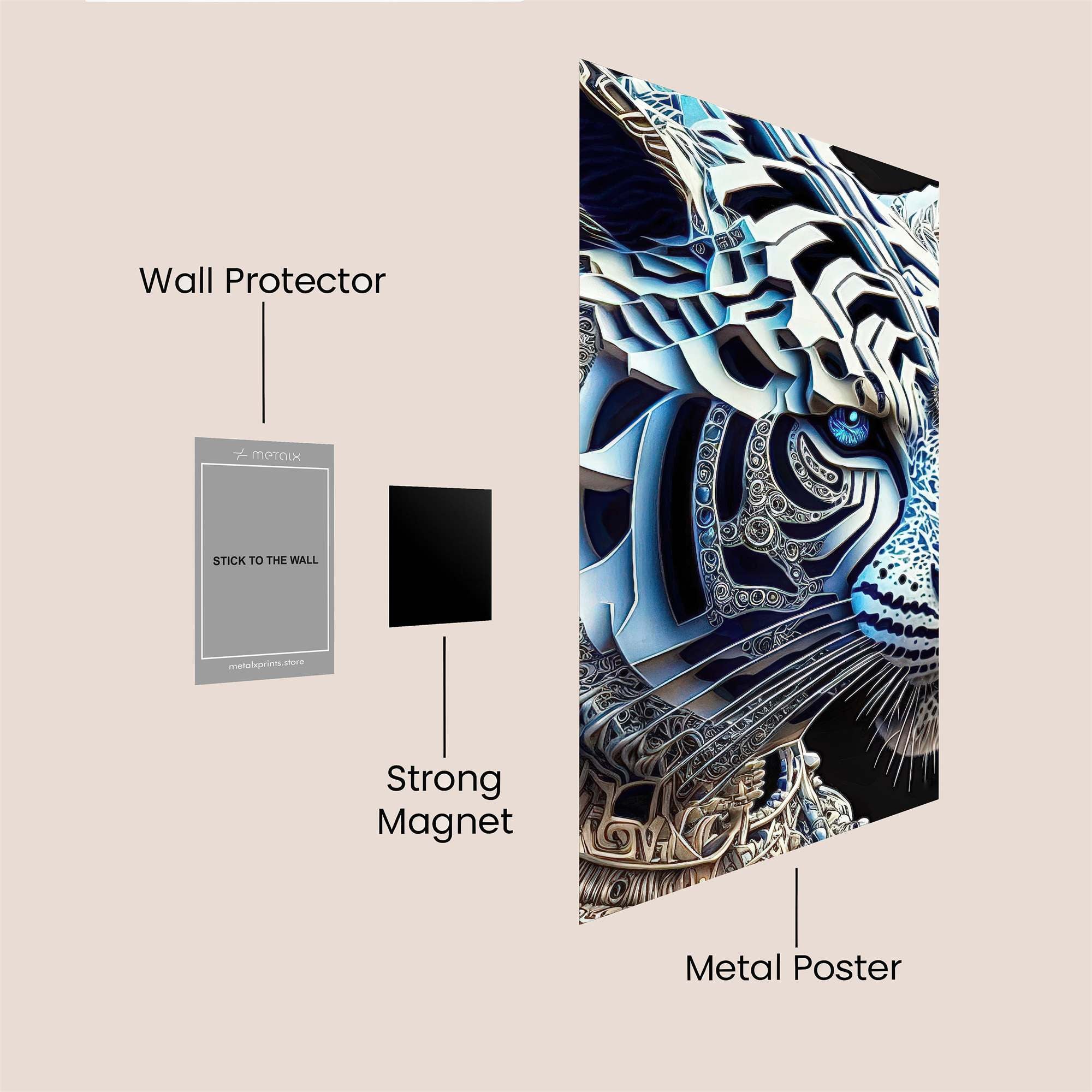 Mechanical Majesty Safe Wall Magnetic / M