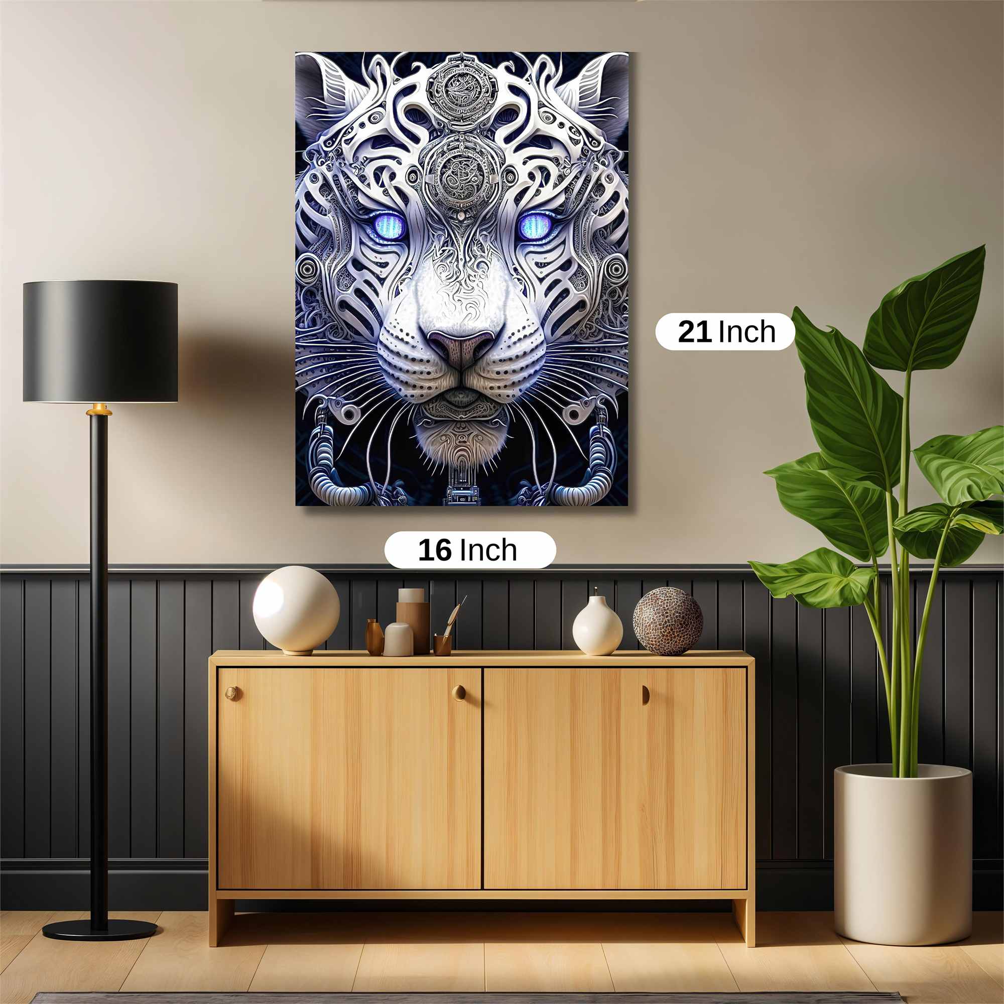 Tiger Mystic Safe Wall Magnetic / M