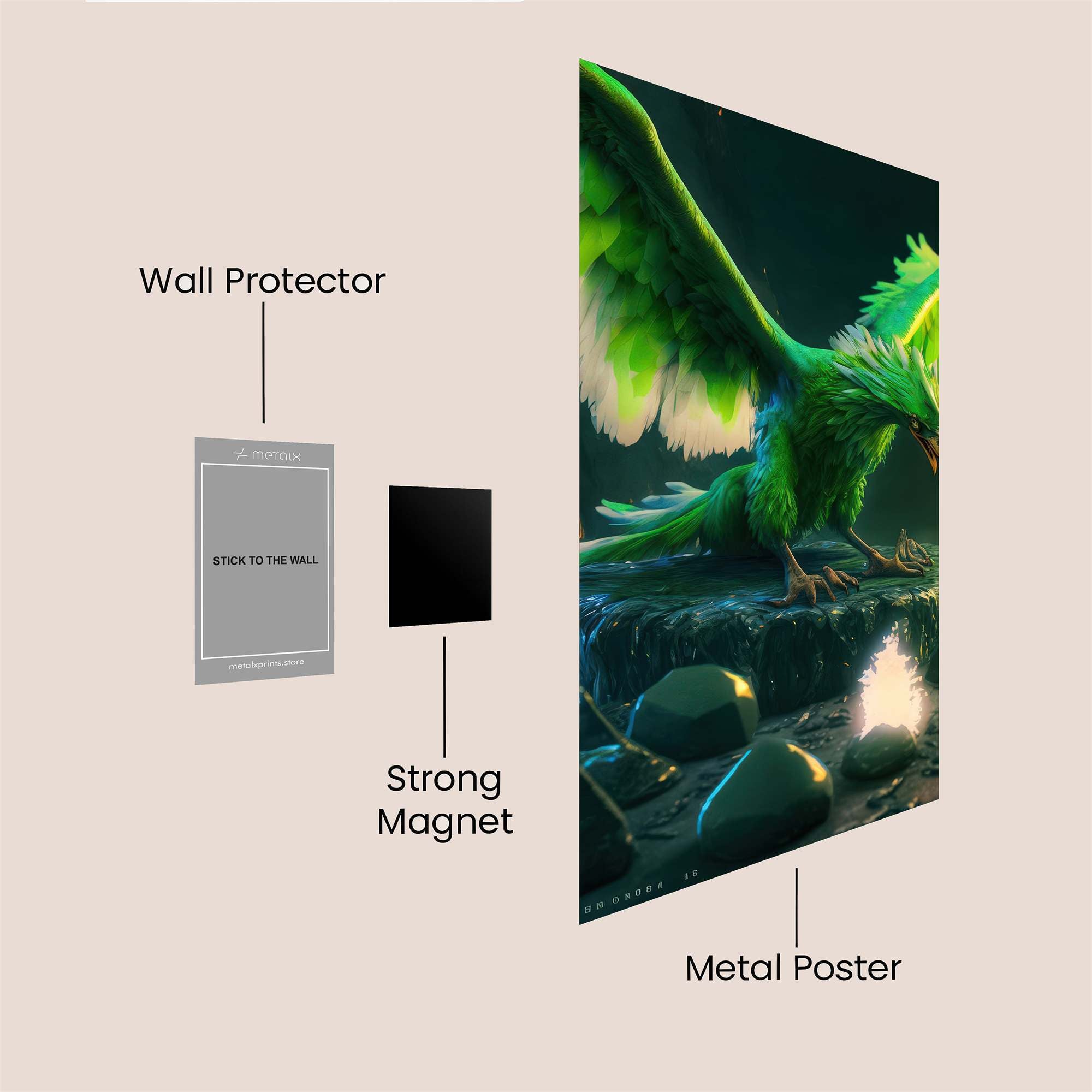 Phoenix Radiant Safe Wall Magnetic / M