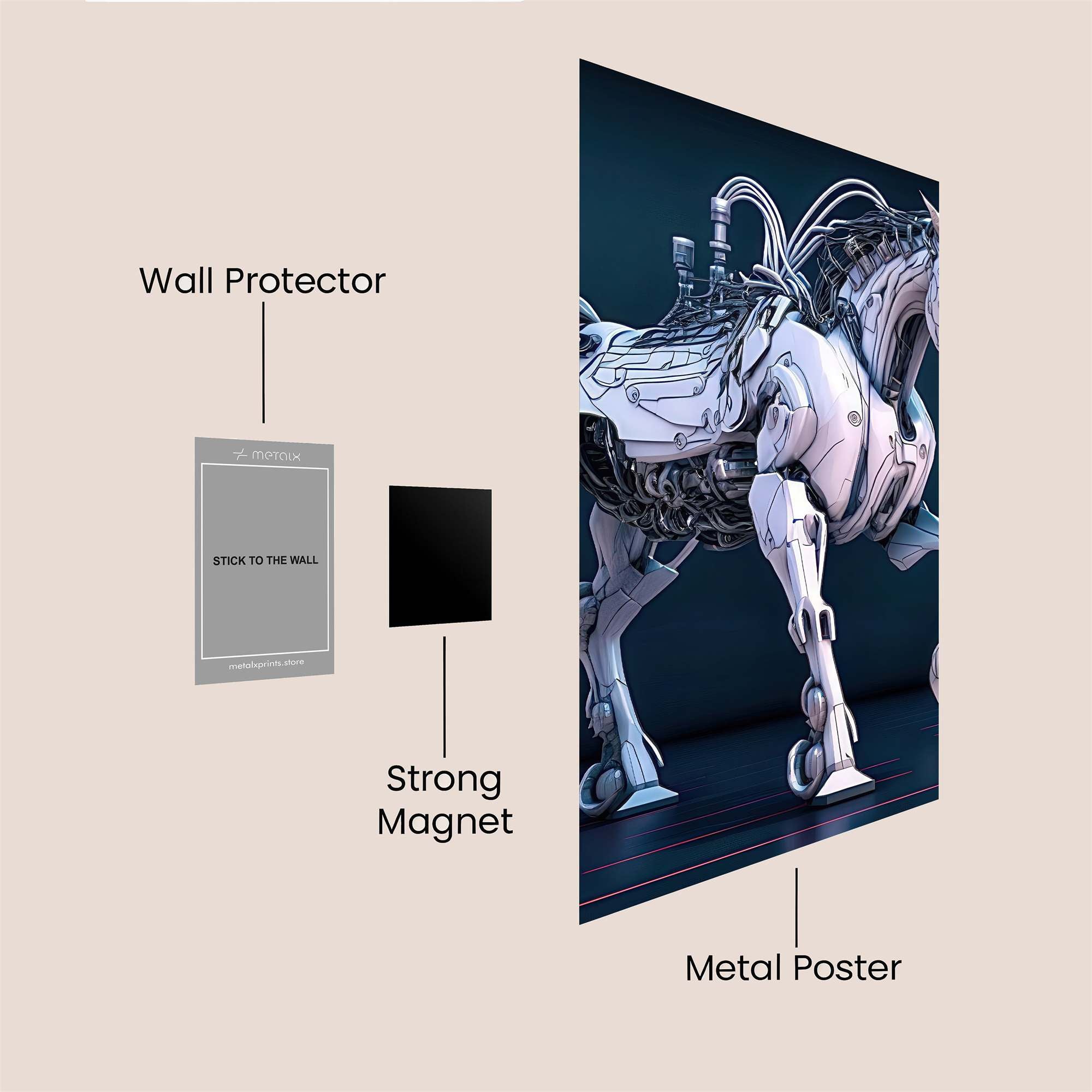 Robo Grace Safe Wall Magnetic / M