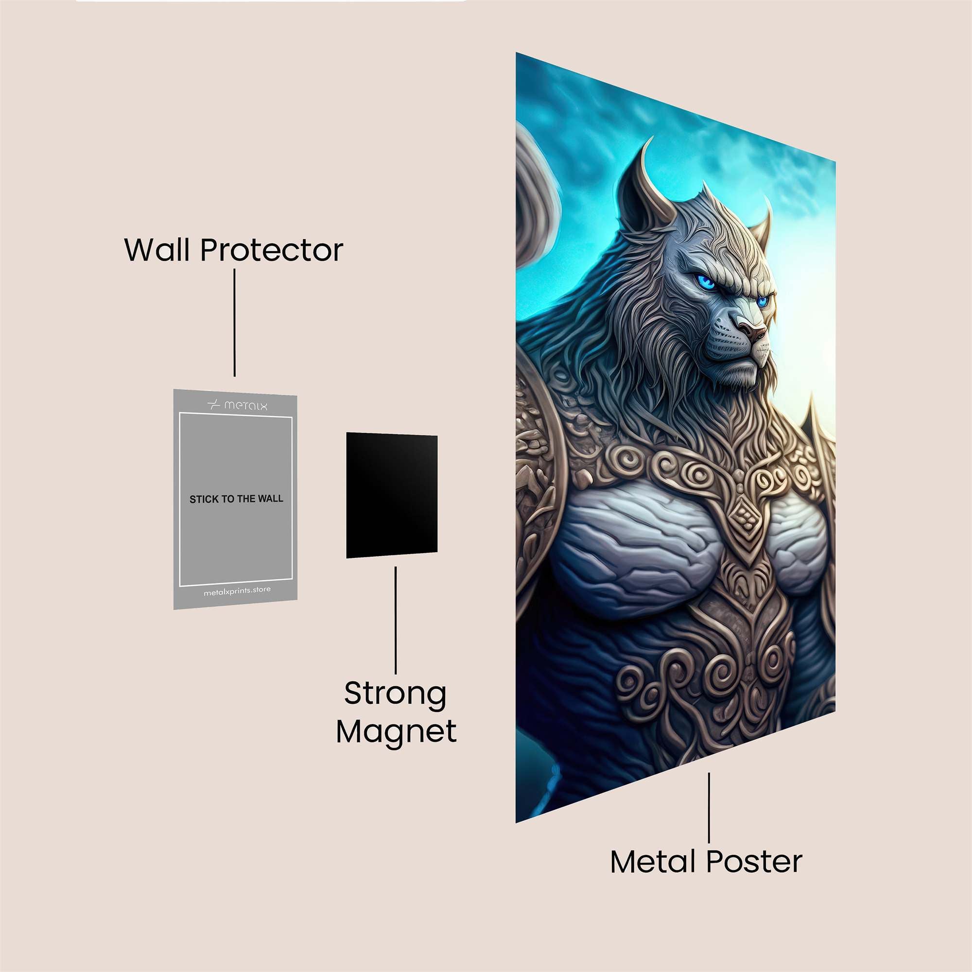 Lionheart Majestic Safe Wall Magnetic / M