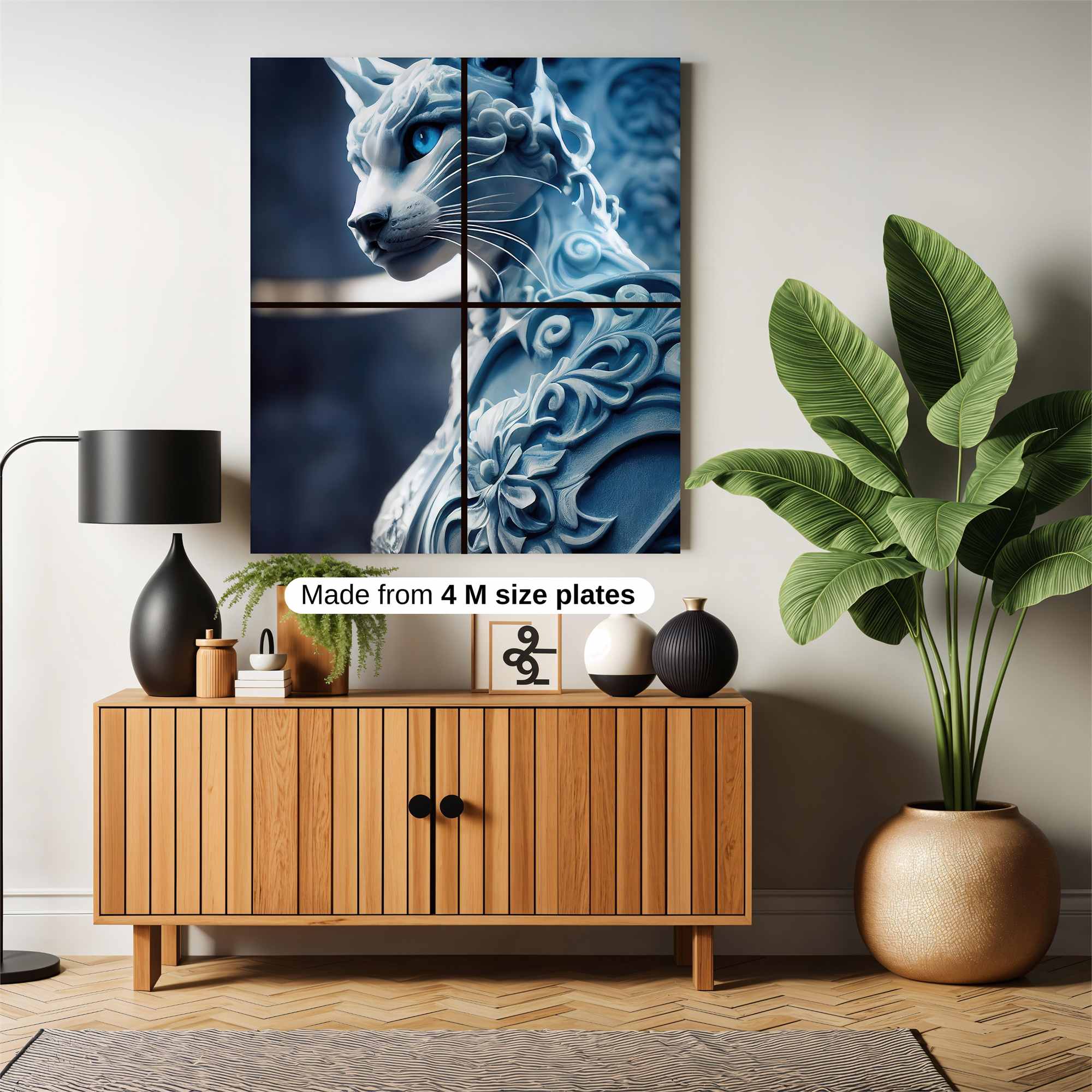 Feline Enigma Safe Wall Magnetic / M