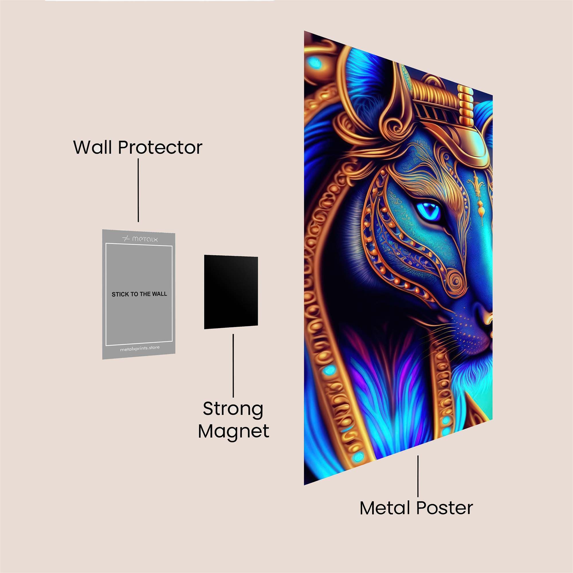 Anubis Enigma Safe Wall Magnetic / M