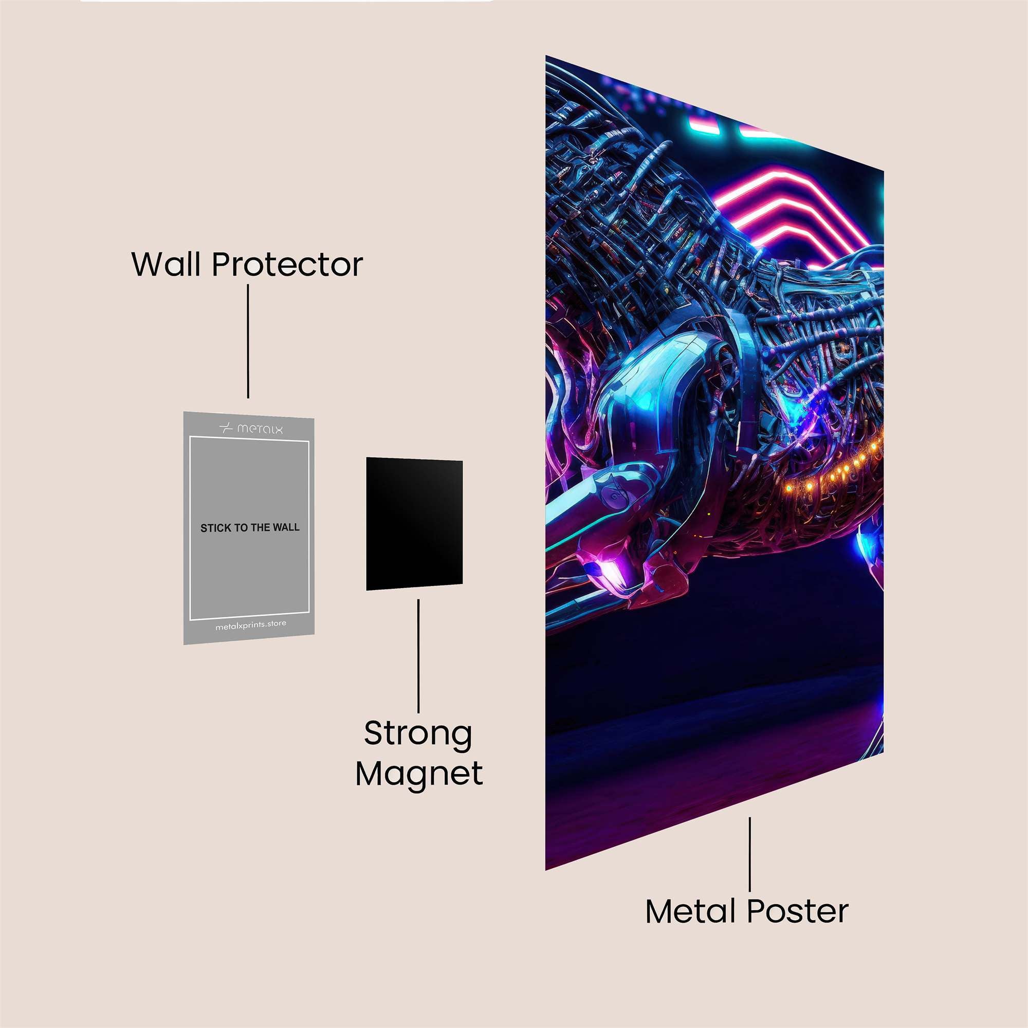 Cyber Steed Safe Wall Magnetic / M