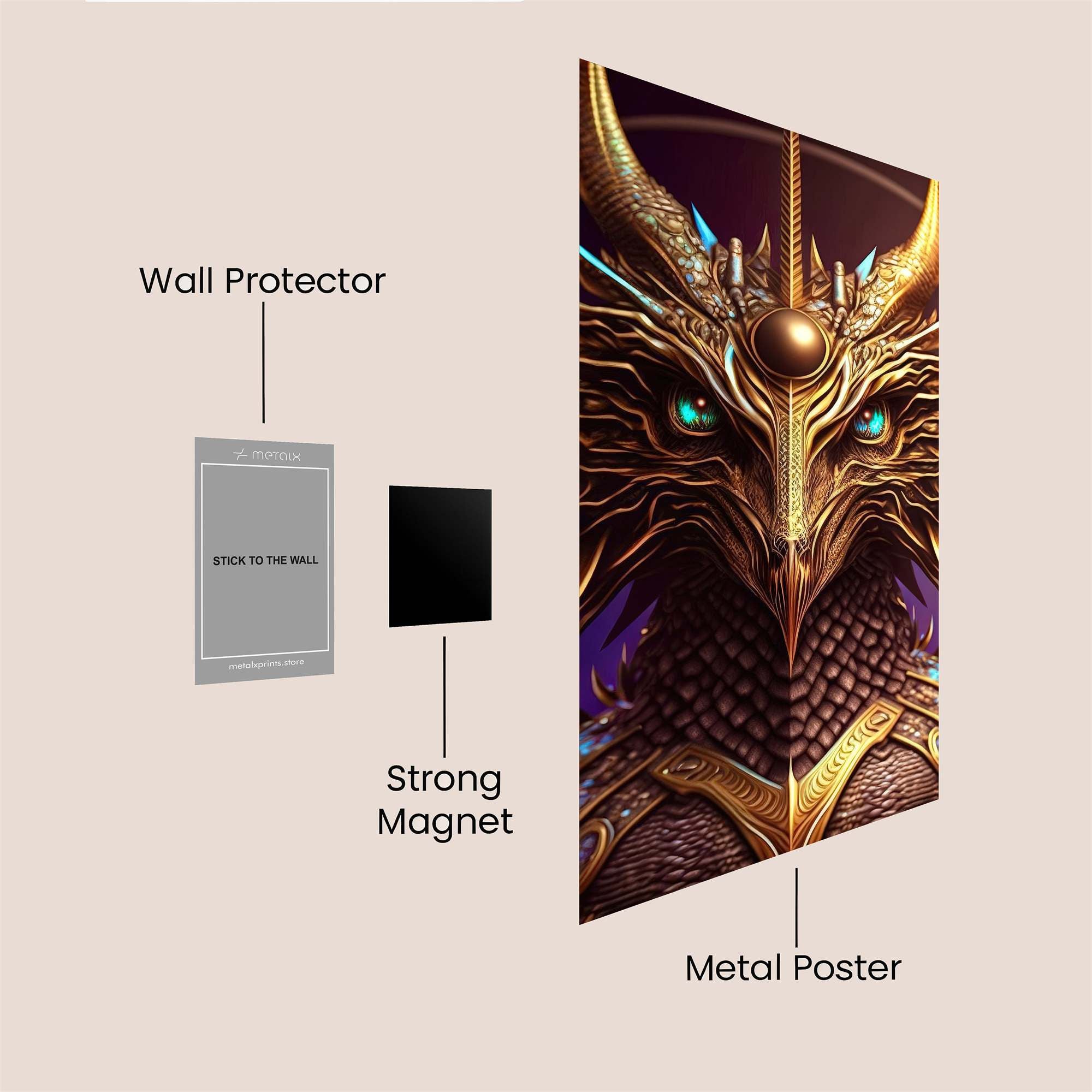 Cosmic Majesty Safe Wall Magnetic / M