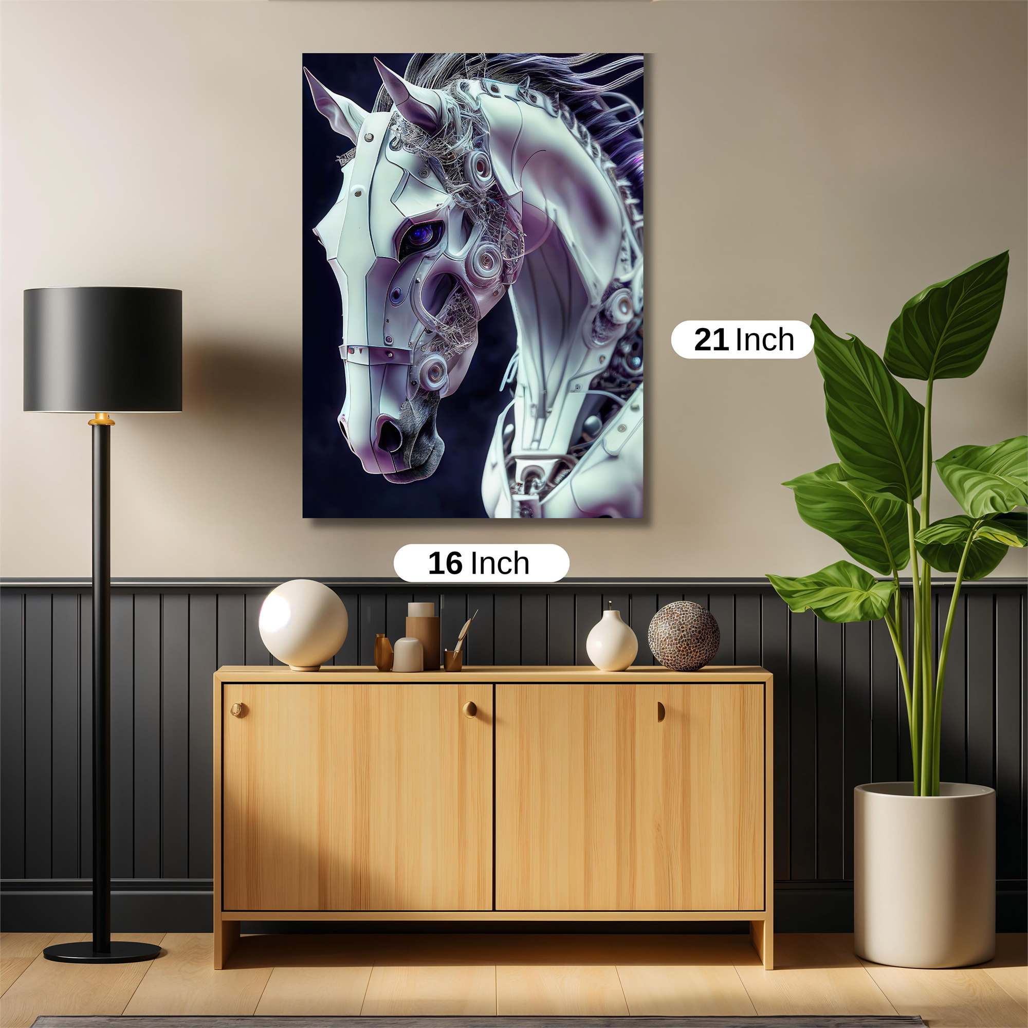 Cyber Stallion Safe Wall Magnetic / M