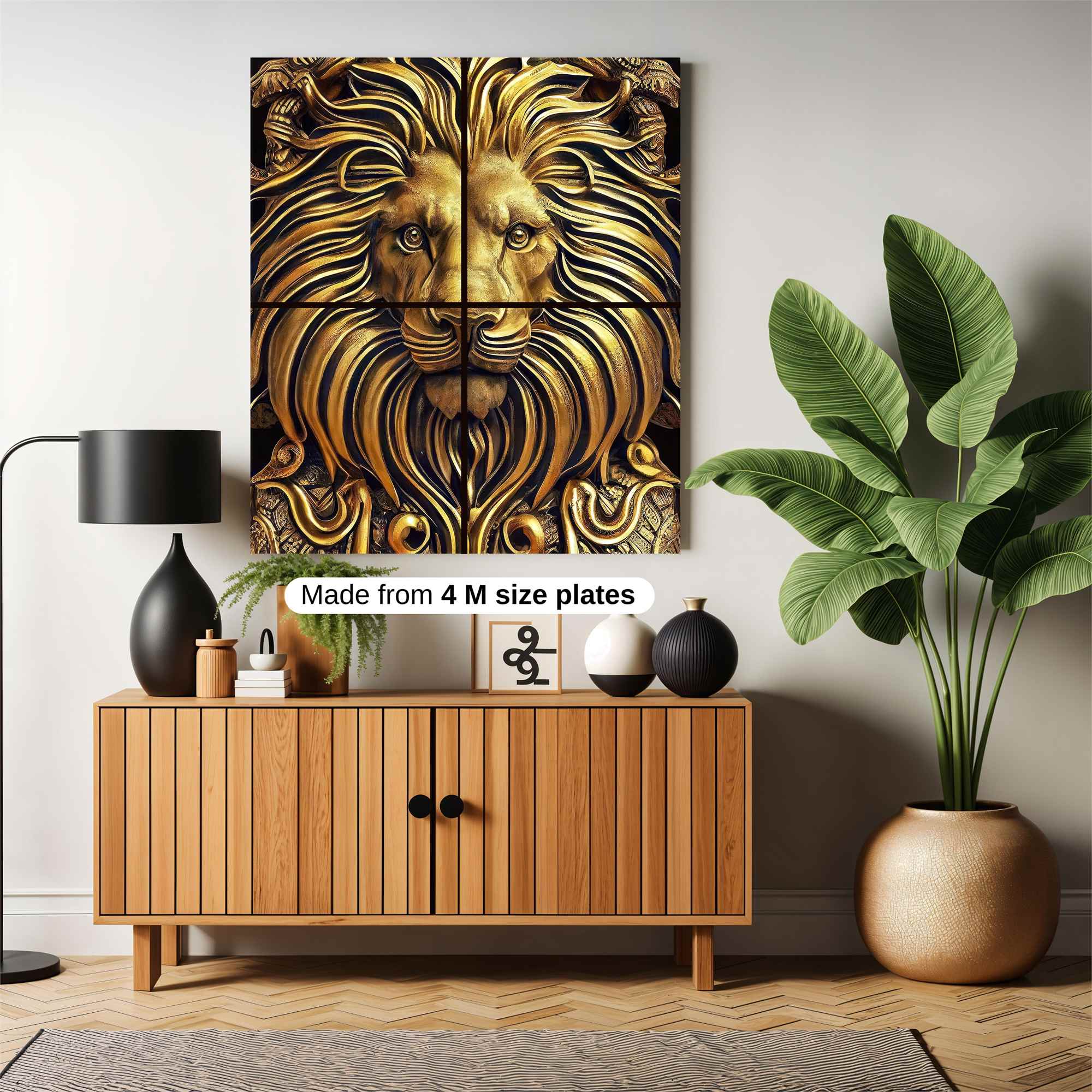 Lion Majestic Safe Wall Magnetic / M