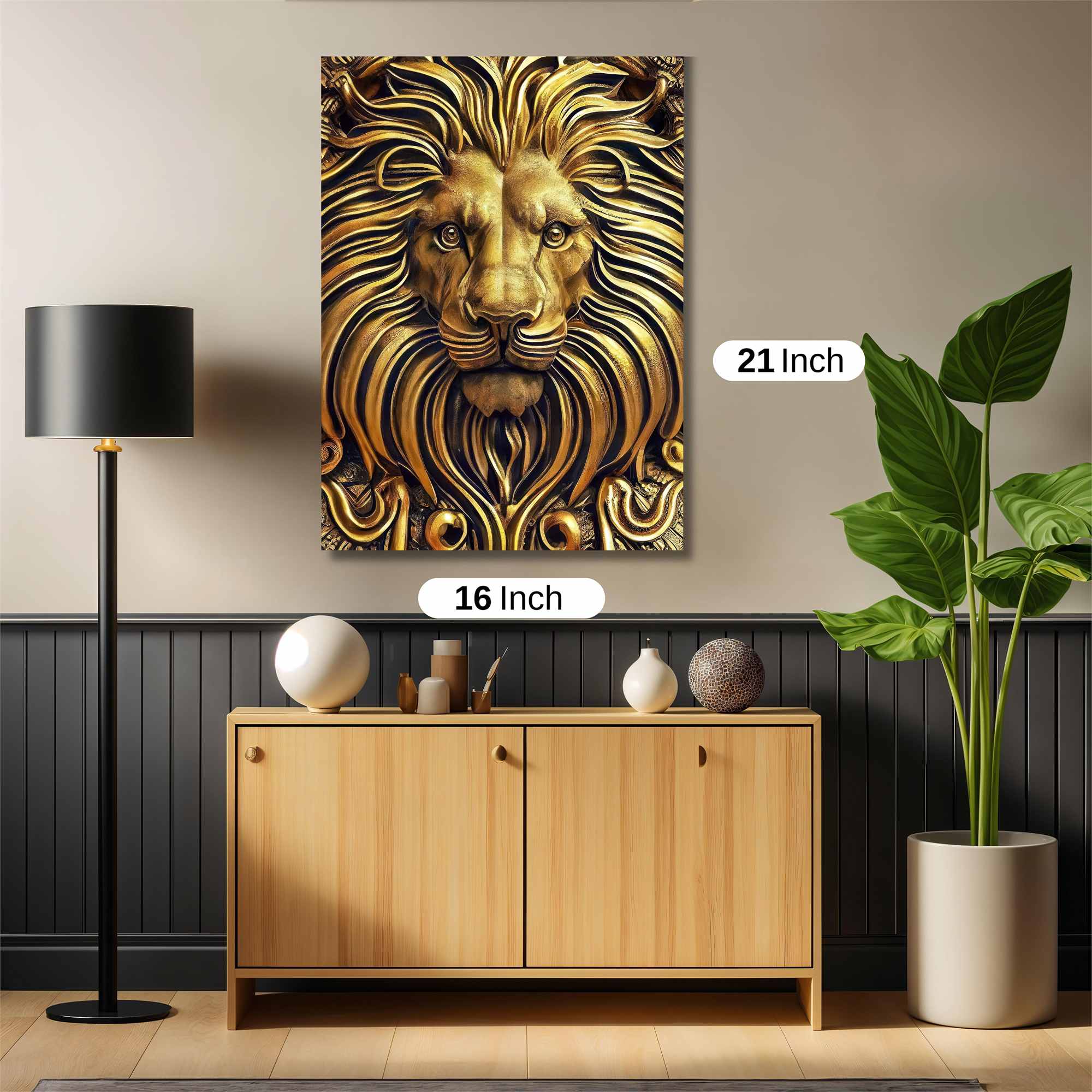 Lion Majestic Safe Wall Magnetic / M