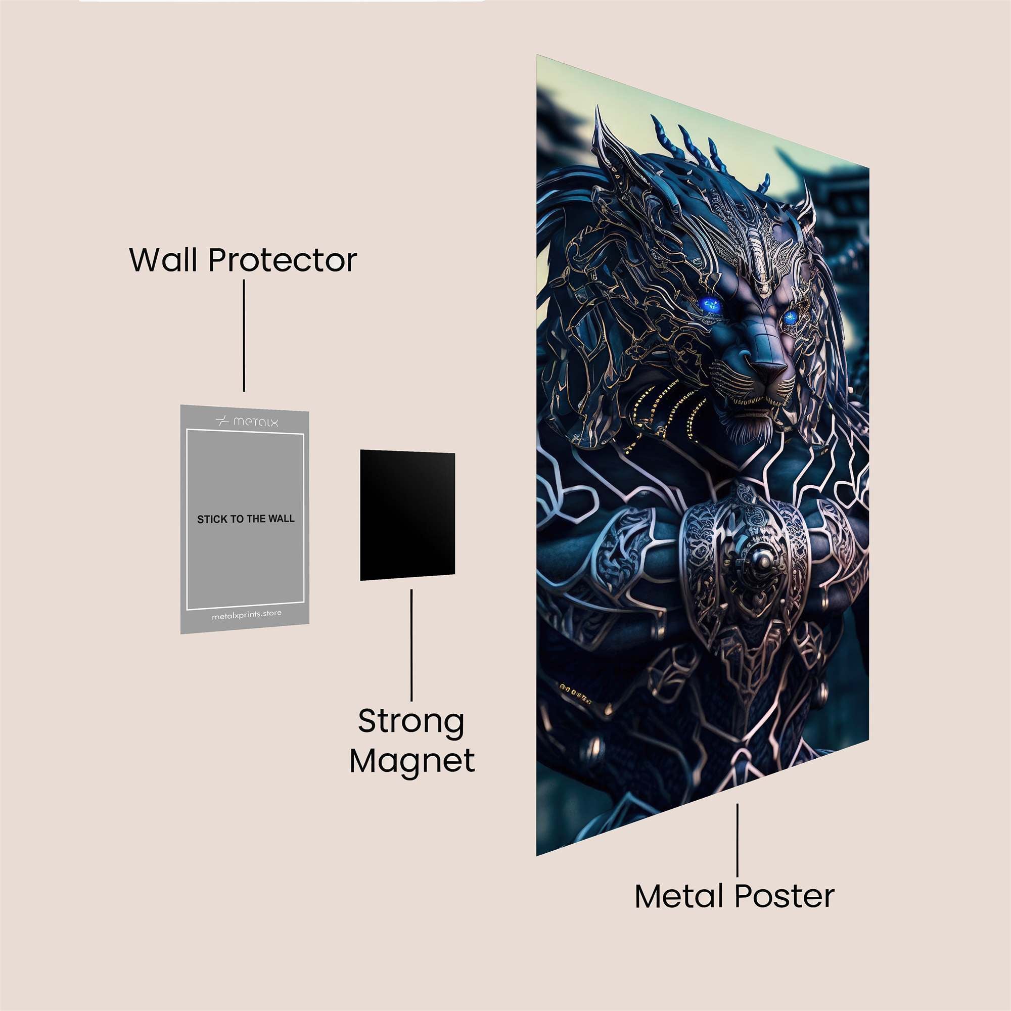 Lion Sentinel Safe Wall Magnetic / M