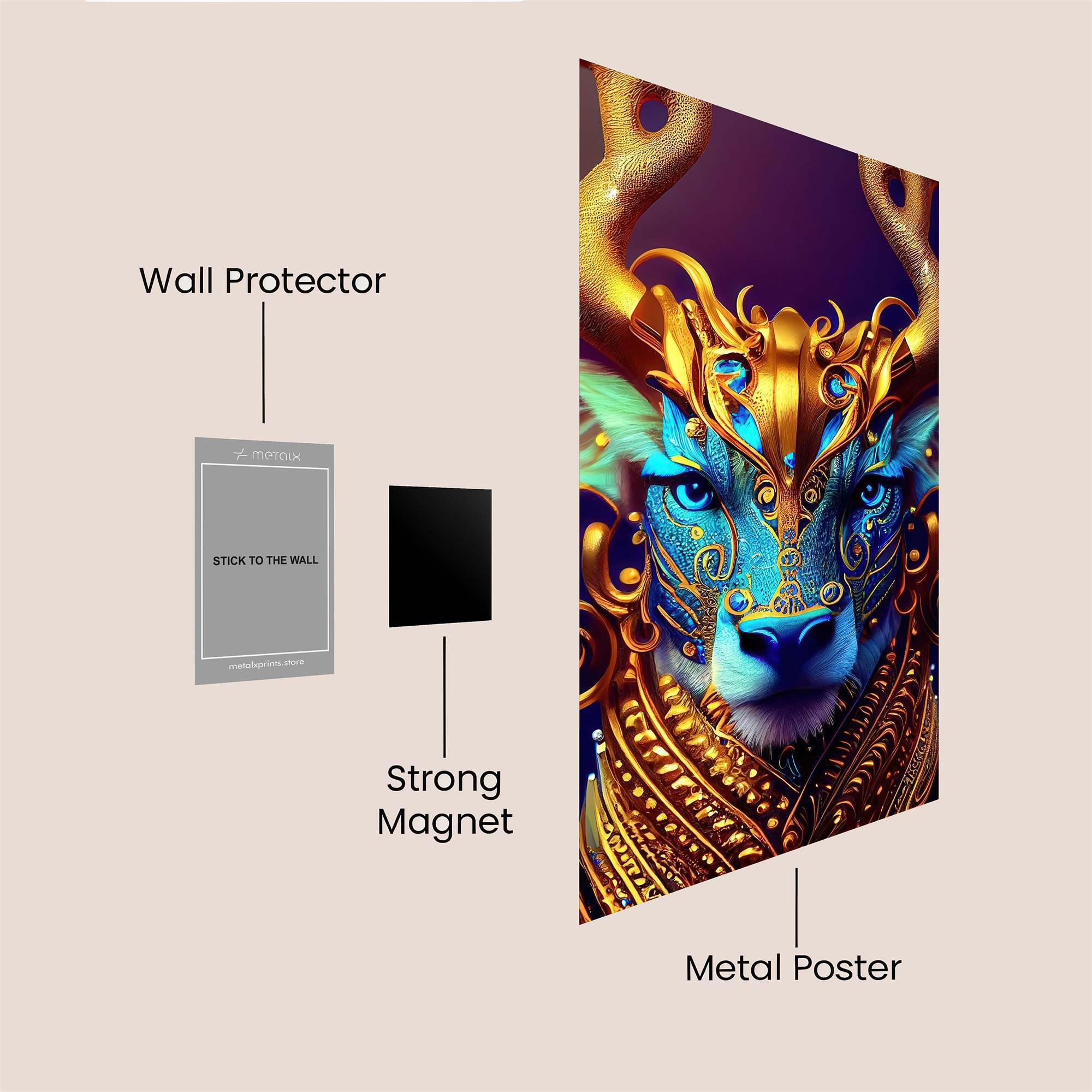 Majestic Aura Safe Wall Magnetic / M