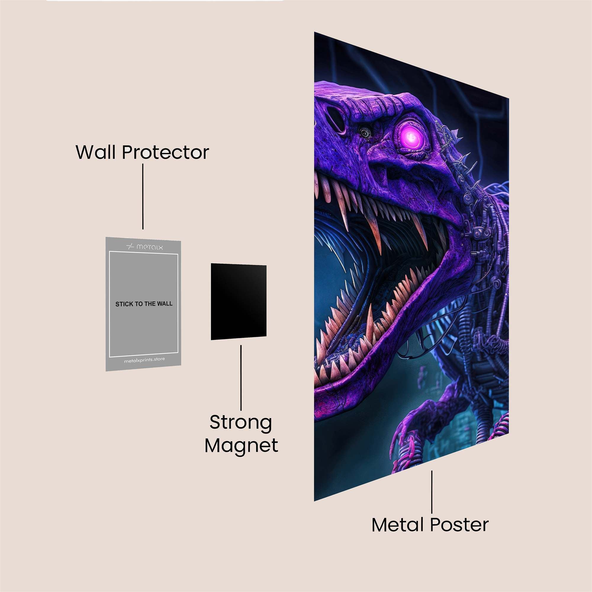 Cyber Rex Safe Wall Magnetic / M