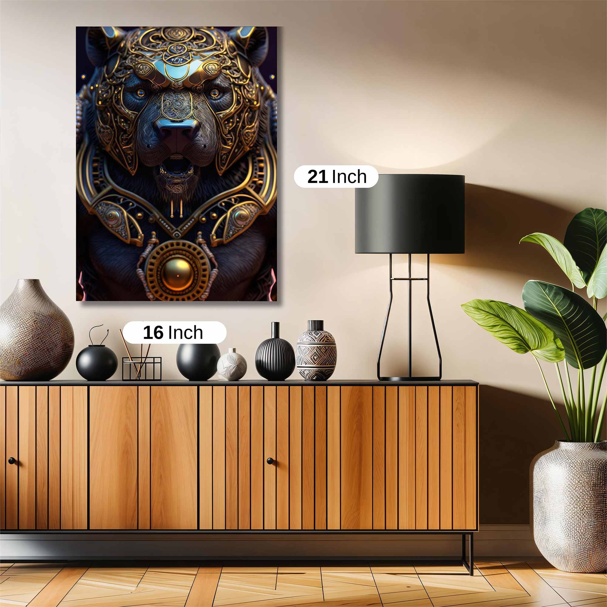 Bear Majesty Safe Wall Magnetic / M