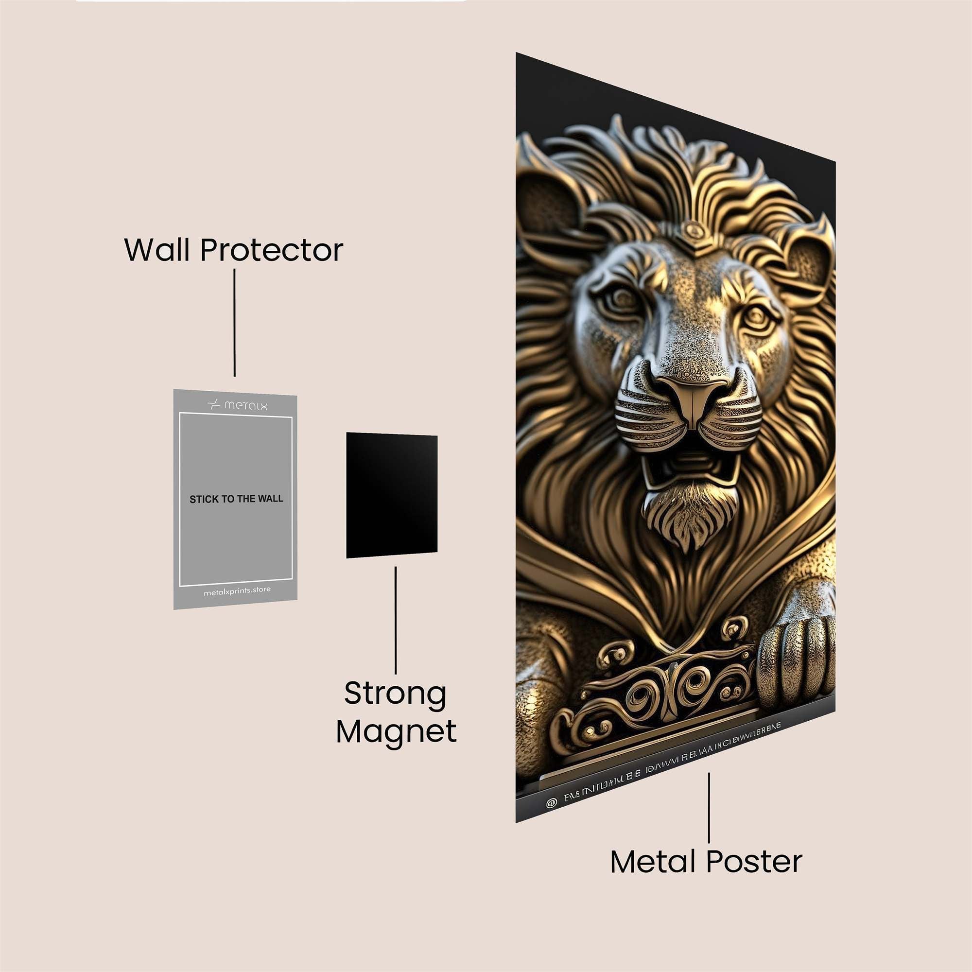 Sapphire Majesty Safe Wall Magnetic / M