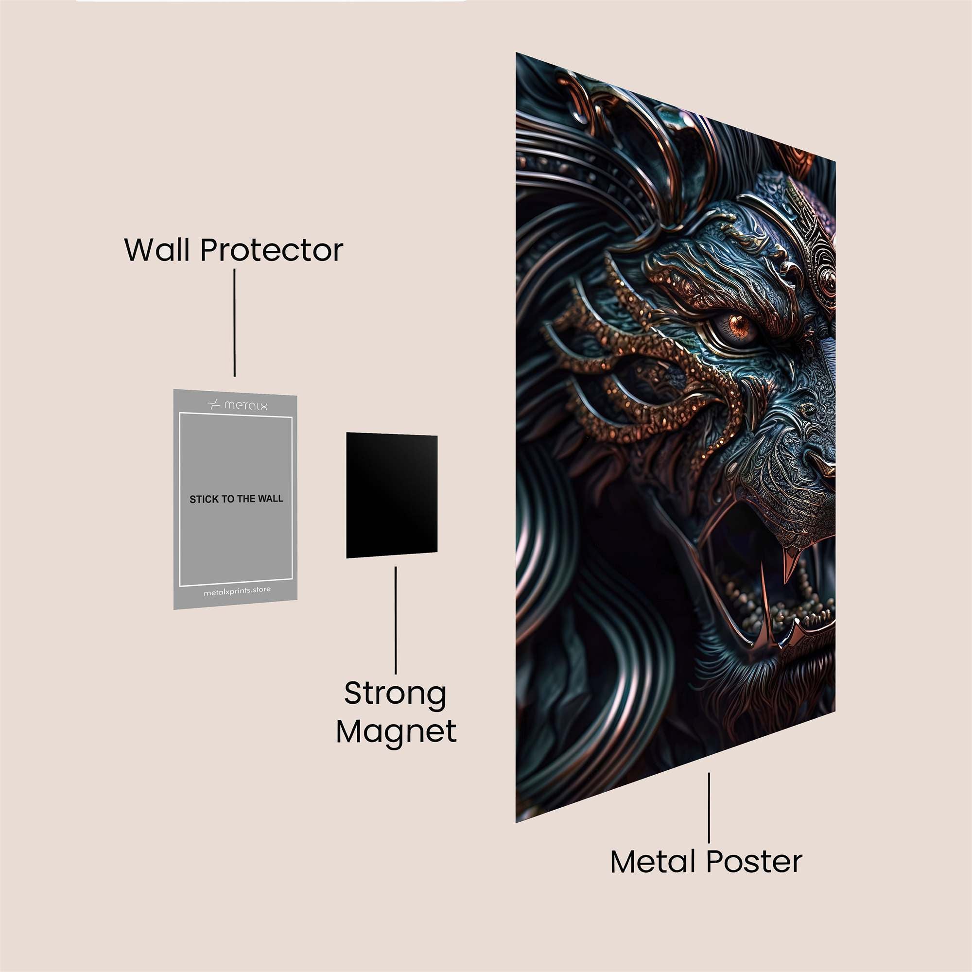 Regal Wrath Safe Wall Magnetic / M