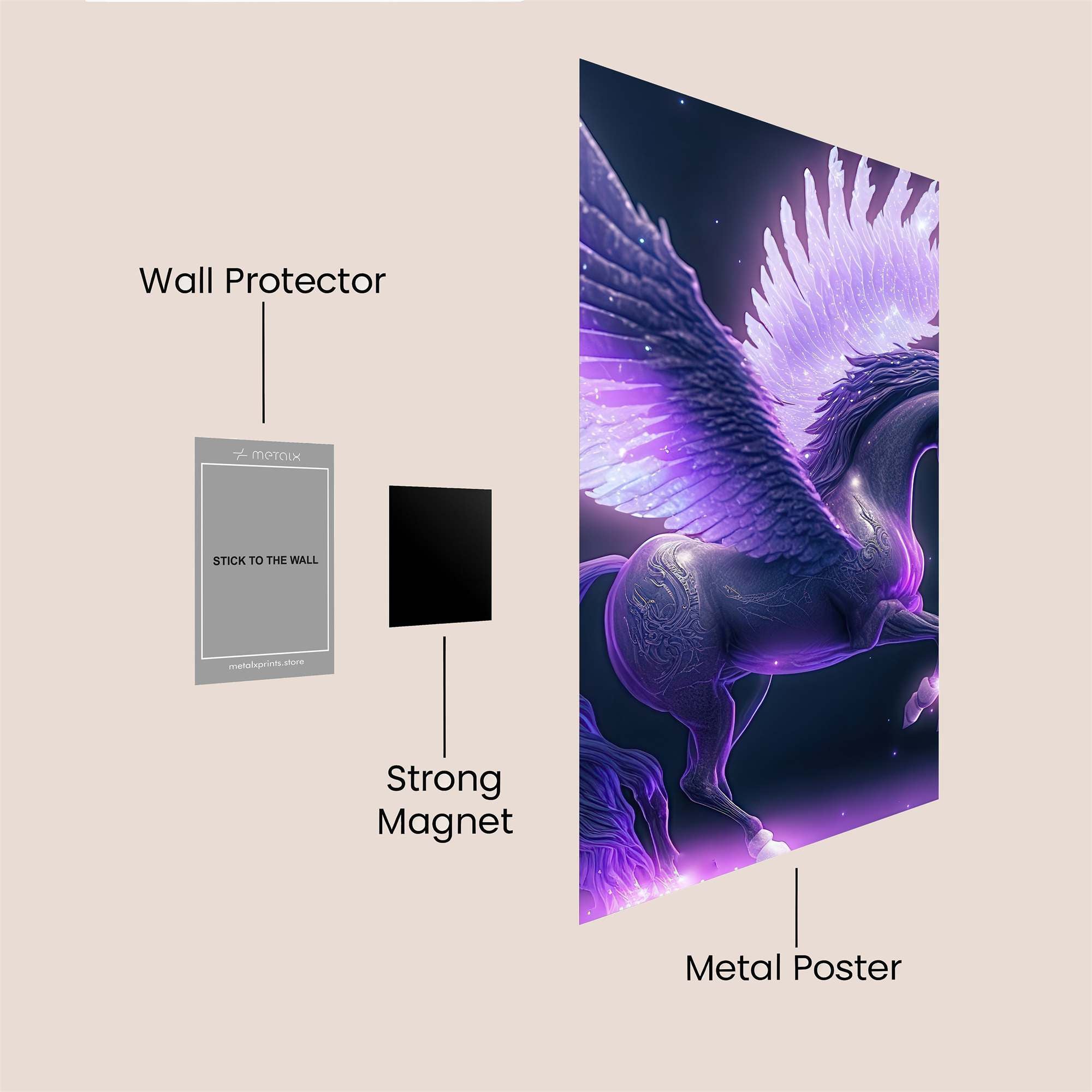 Unicorn Radiance Safe Wall Magnetic / M