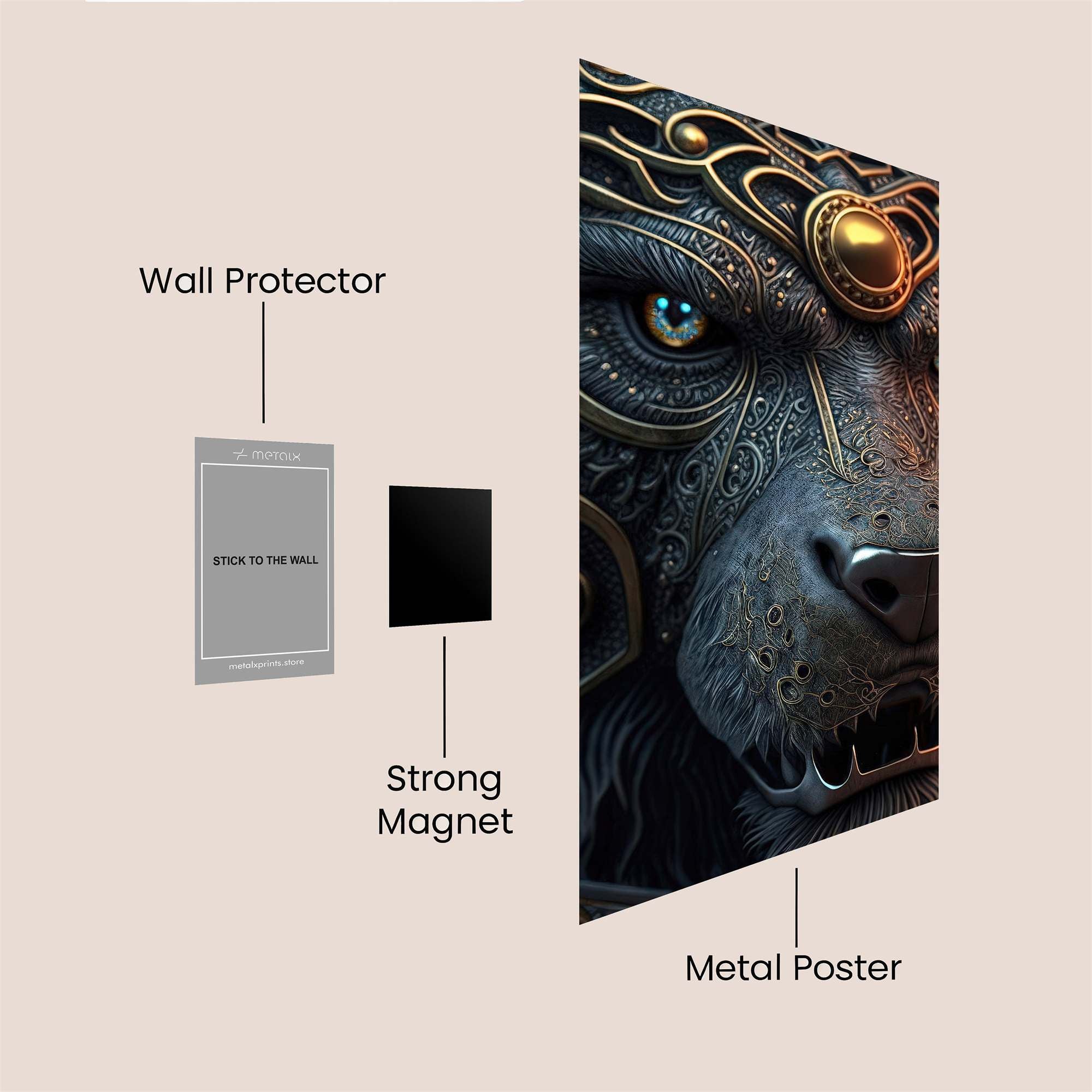 Regal Beast Safe Wall Magnetic / M