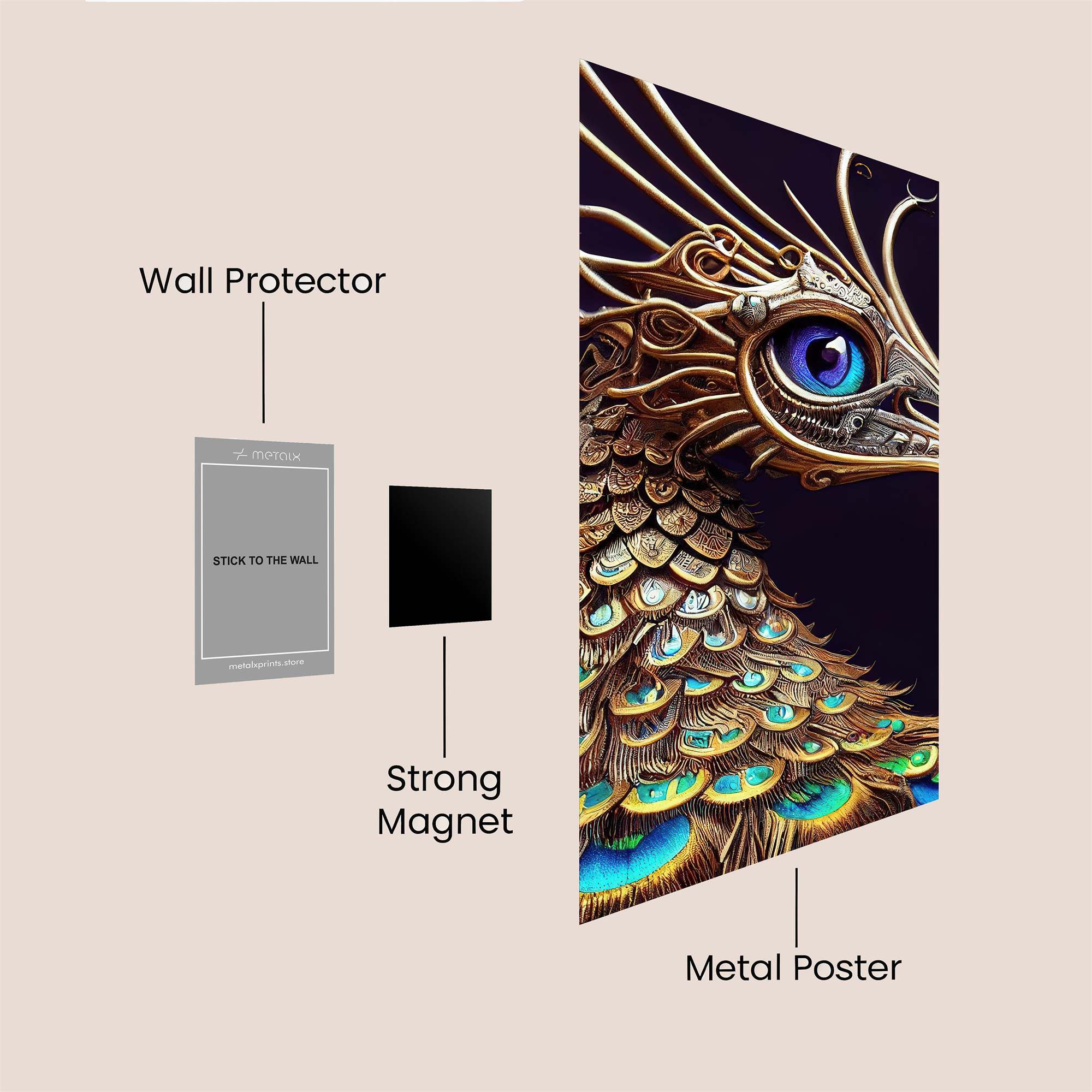 Phoenix Enigma Safe Wall Magnetic / M