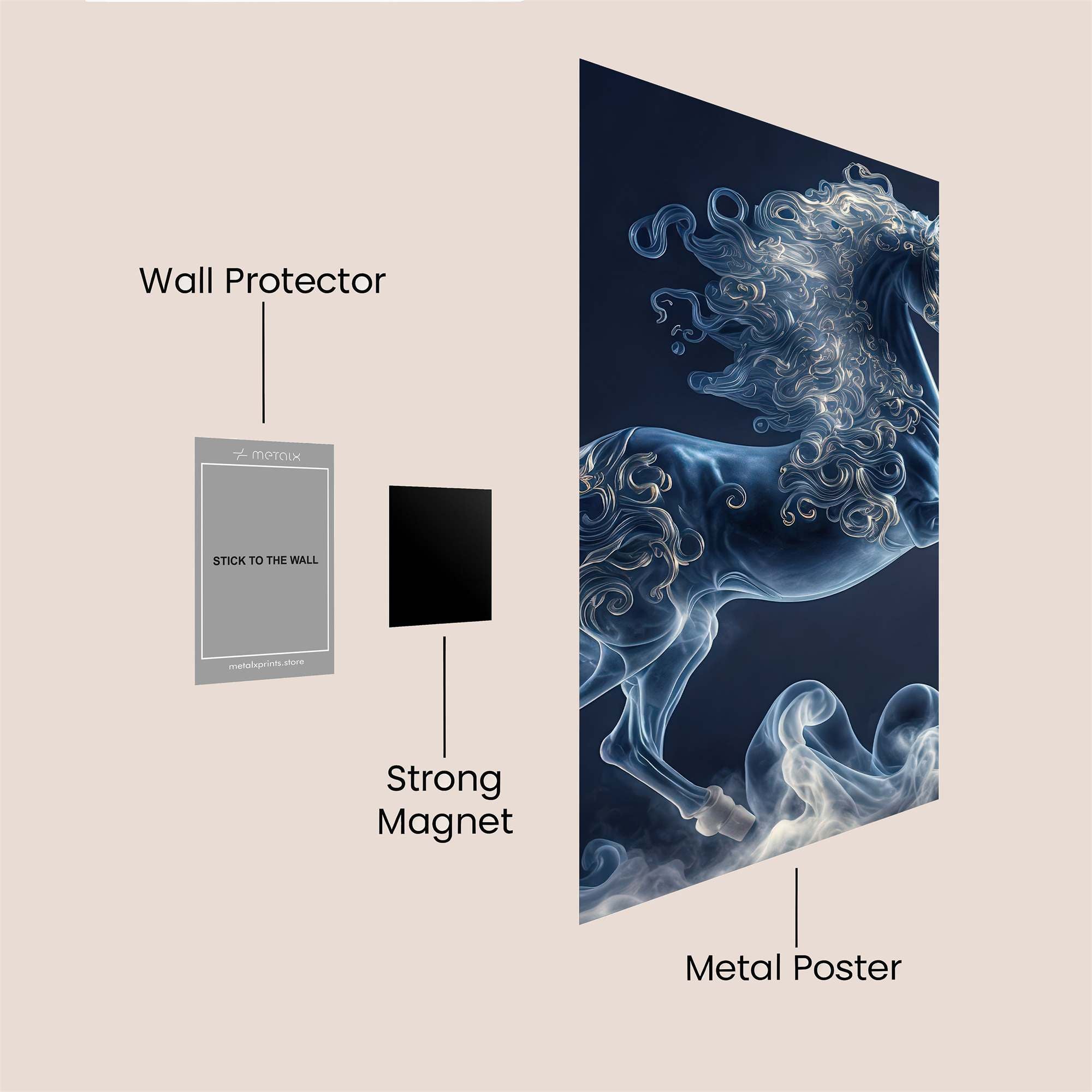 Unicorn Ethereal Safe Wall Magnetic / M