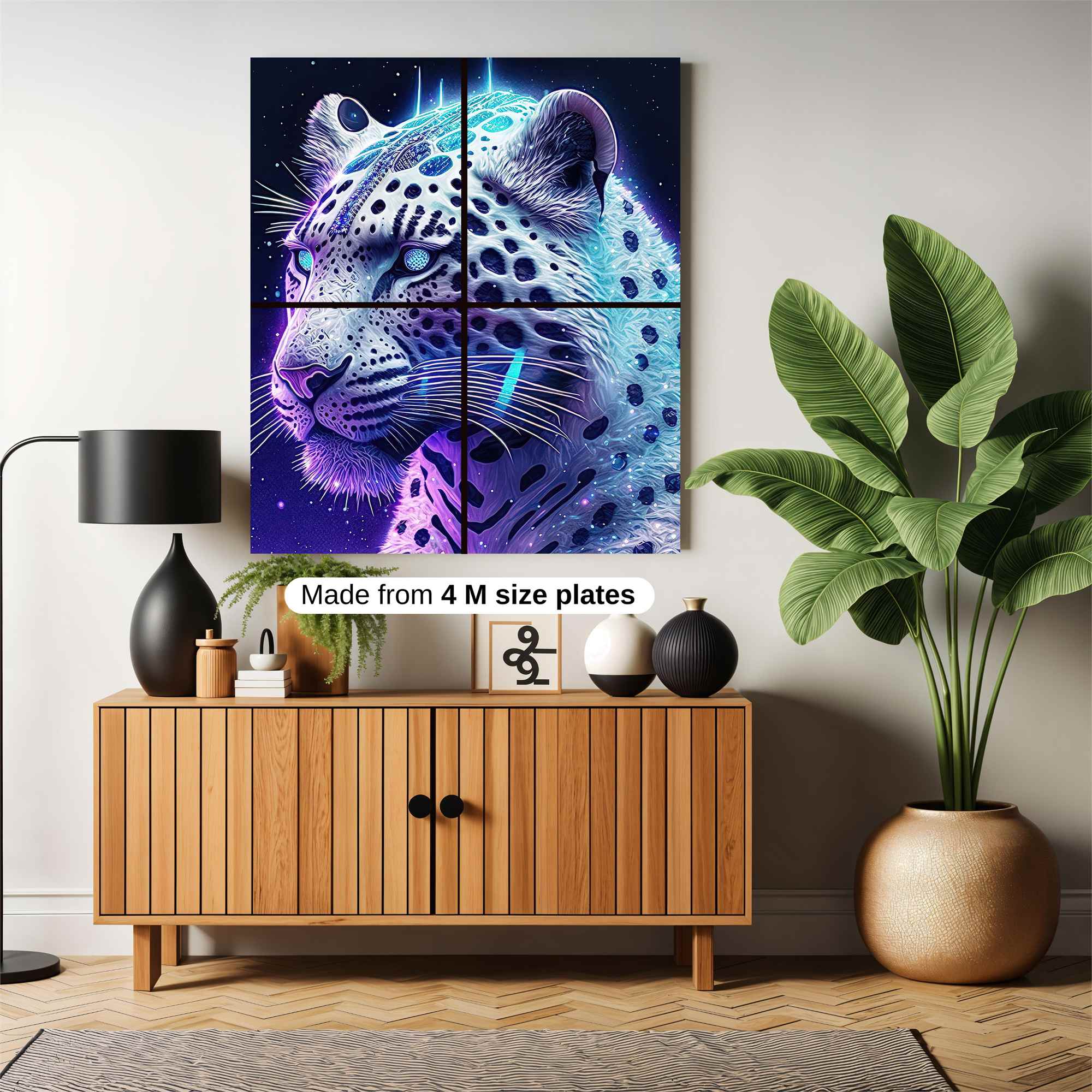Cosmic Leopard Safe Wall Magnetic / M