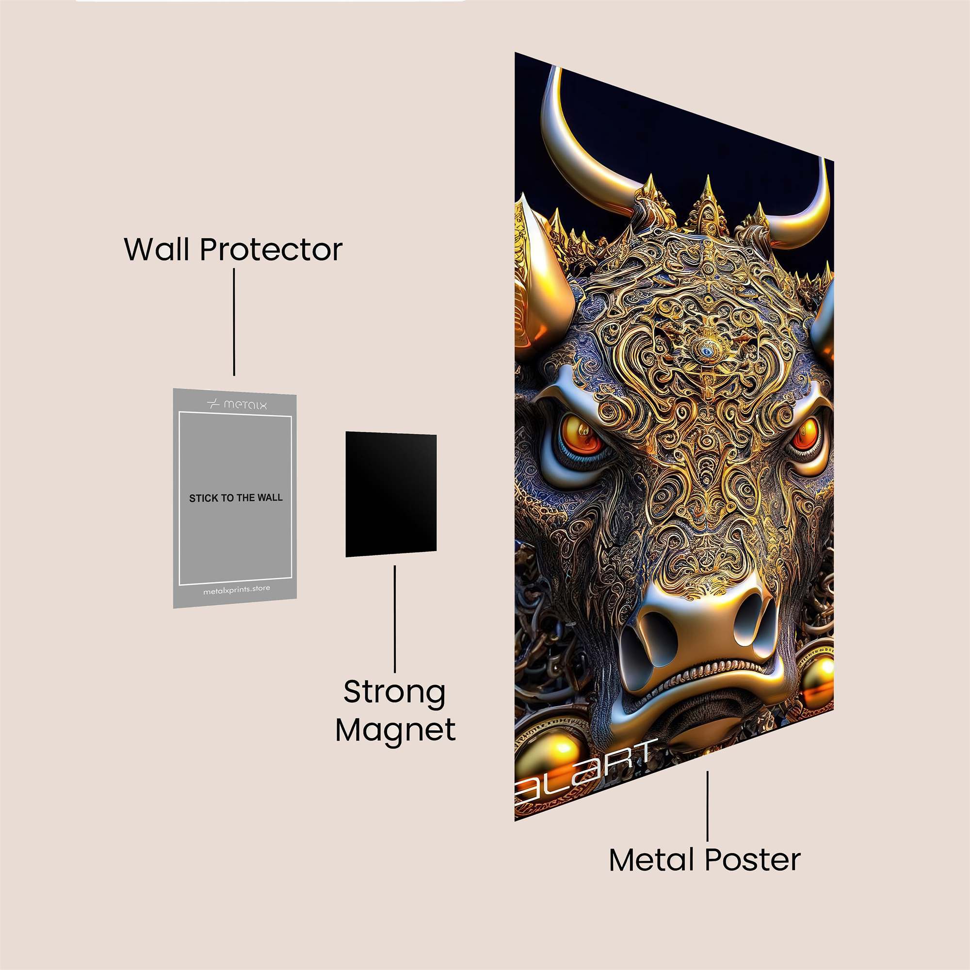 Bull Sovereign Safe Wall Magnetic / M