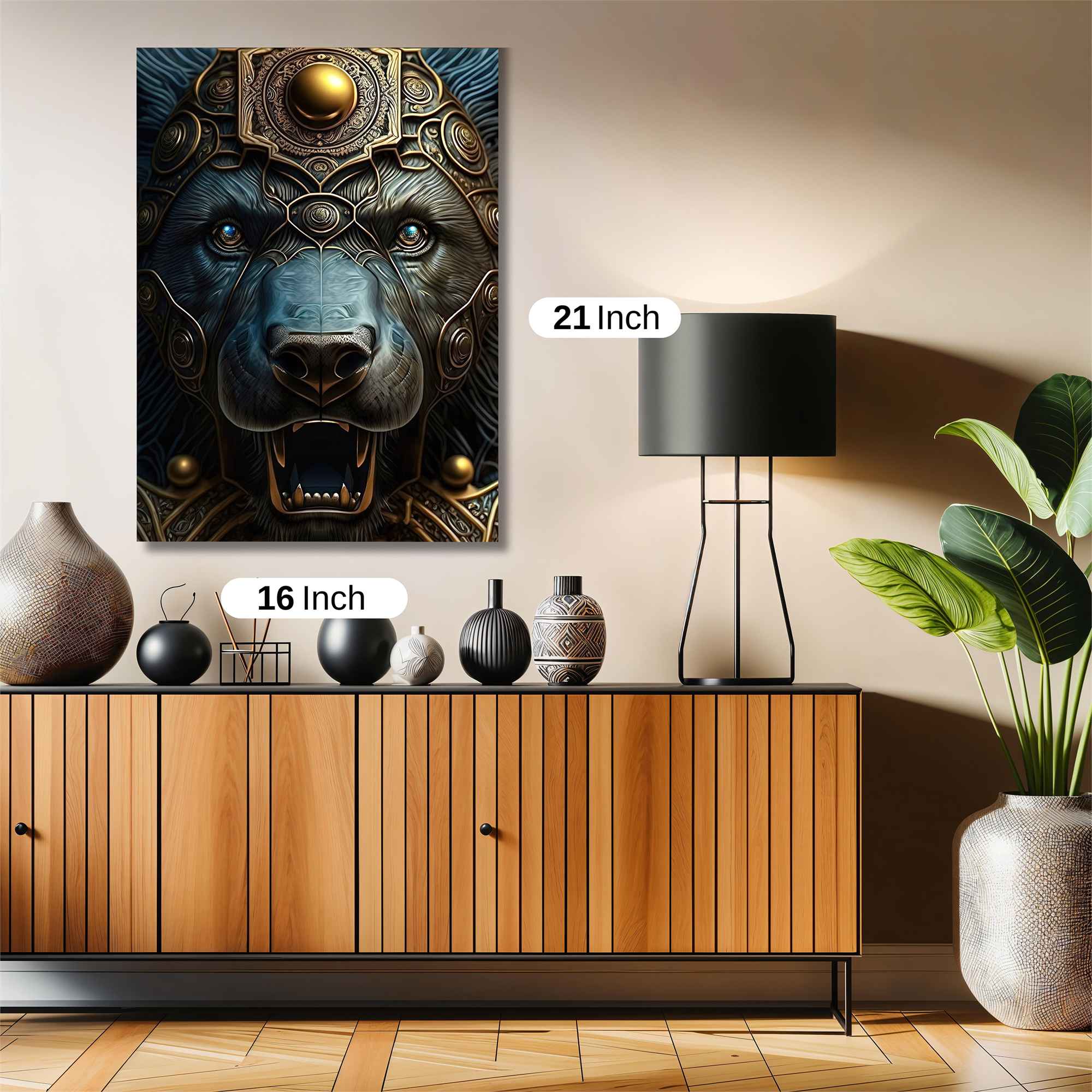 Lion Majestic Safe Wall Magnetic / M