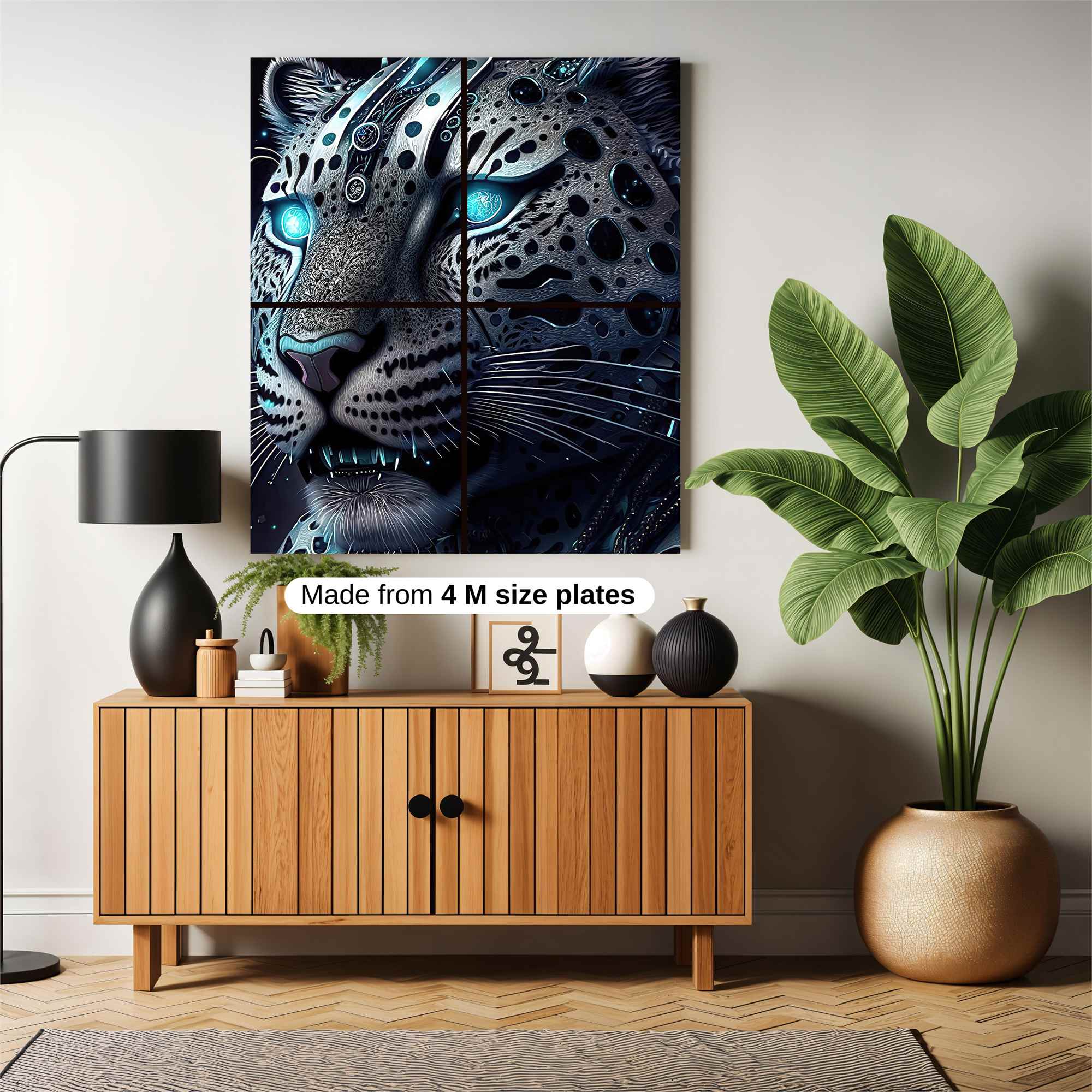 Cyber Leopard Safe Wall Magnetic / M