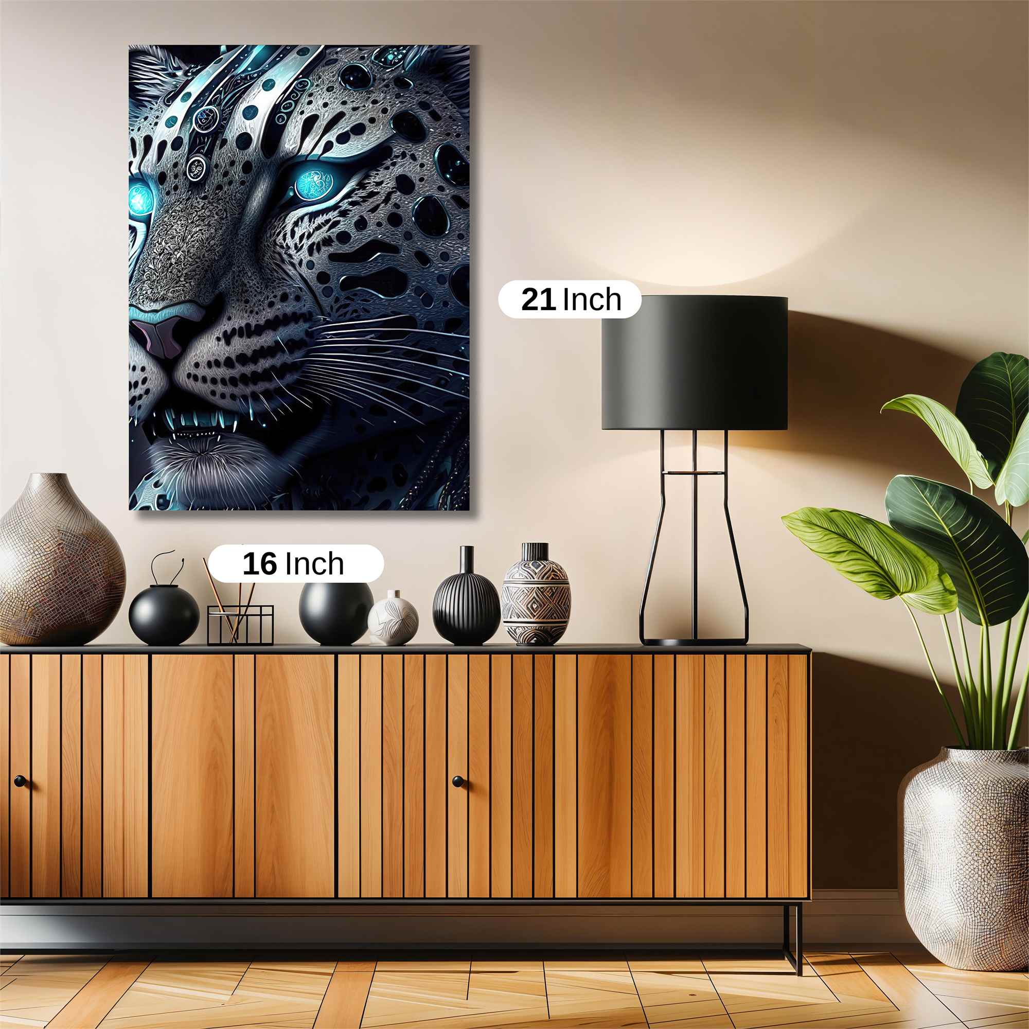 Cyber Leopard Safe Wall Magnetic / M