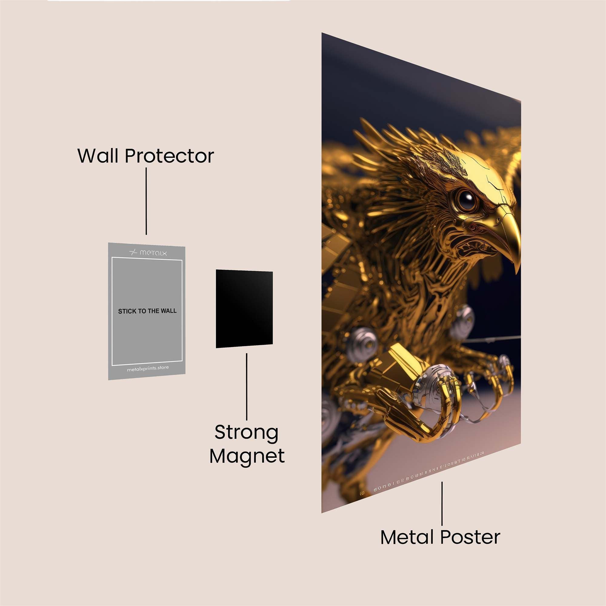 Golden Majesty Safe Wall Magnetic / M
