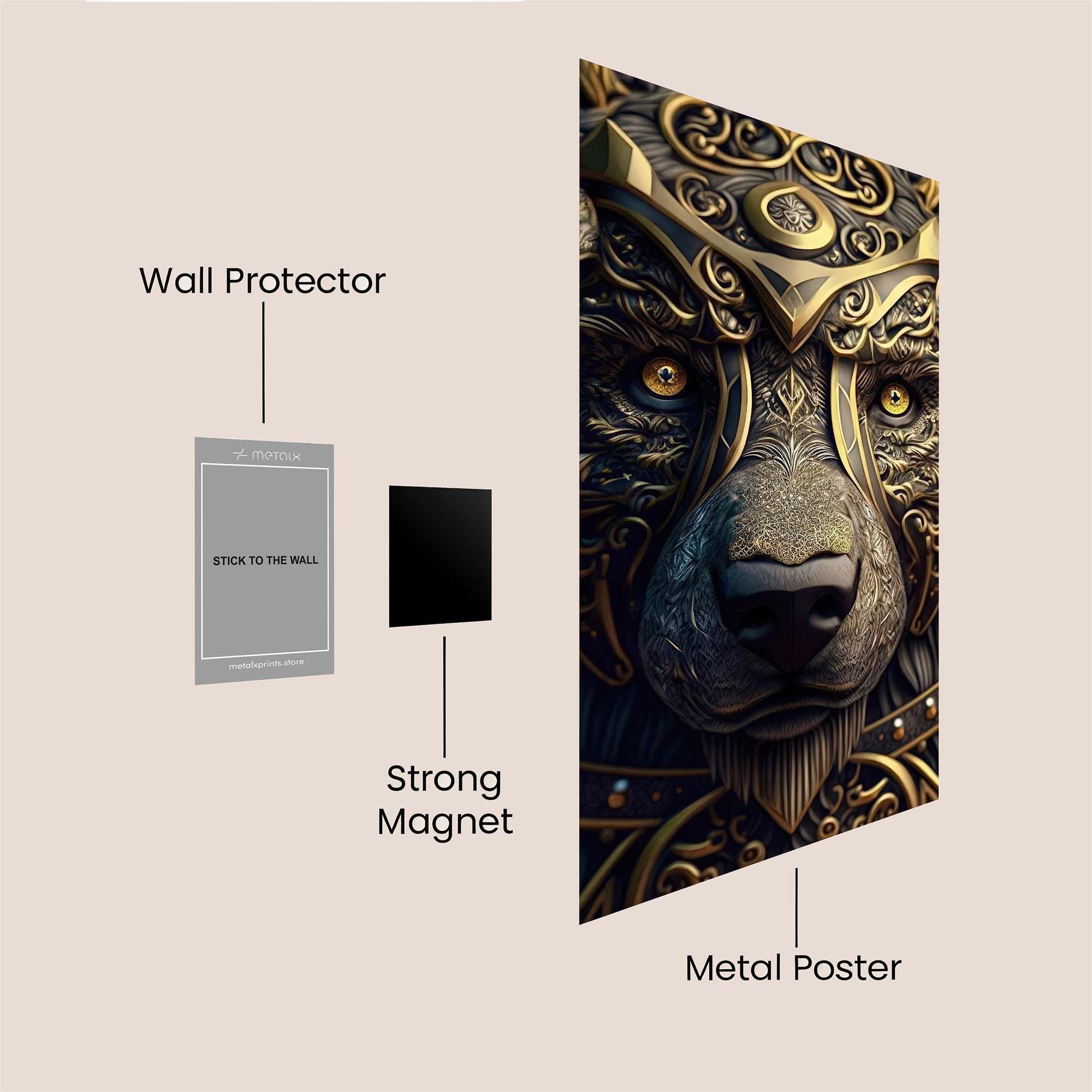 Wolf Regal Safe Wall Magnetic / M