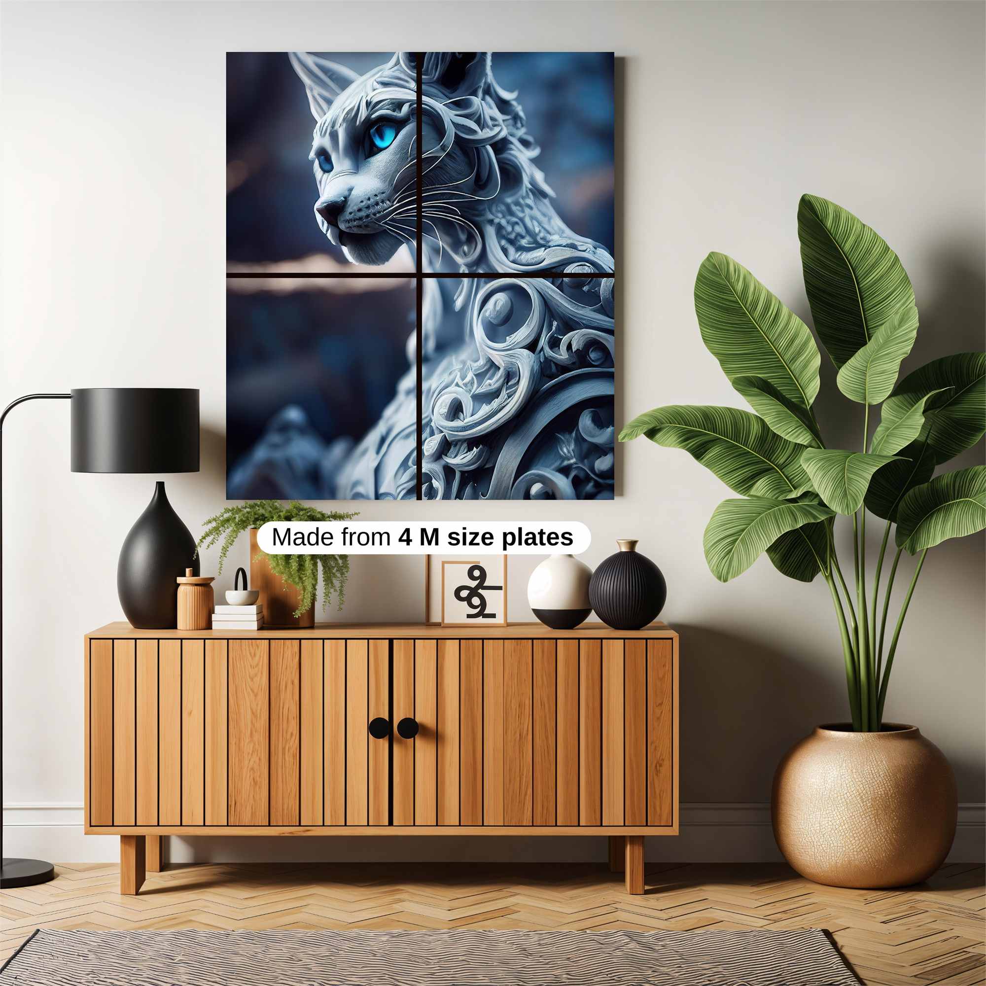Feline Enigma Safe Wall Magnetic / M