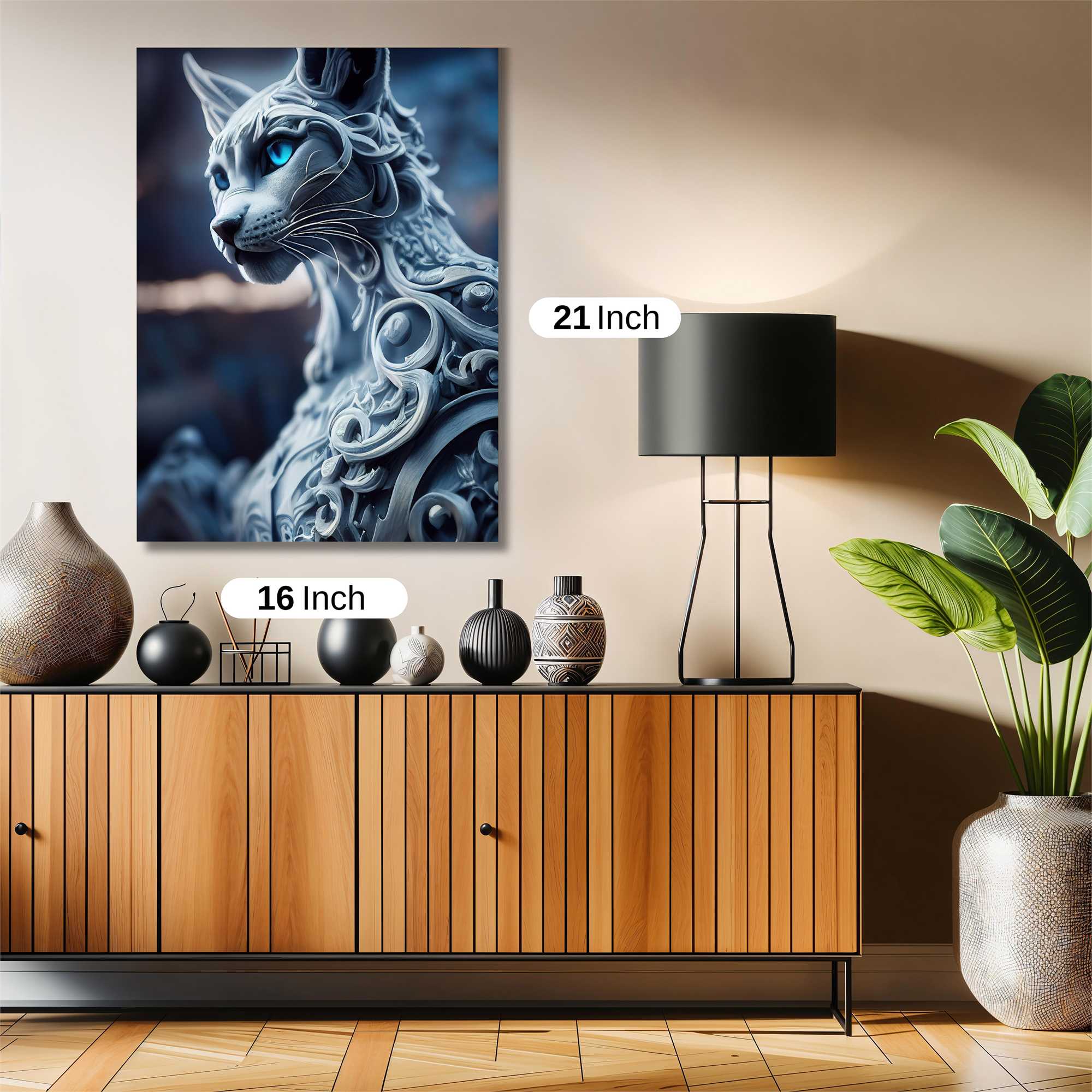 Feline Enigma Safe Wall Magnetic / M