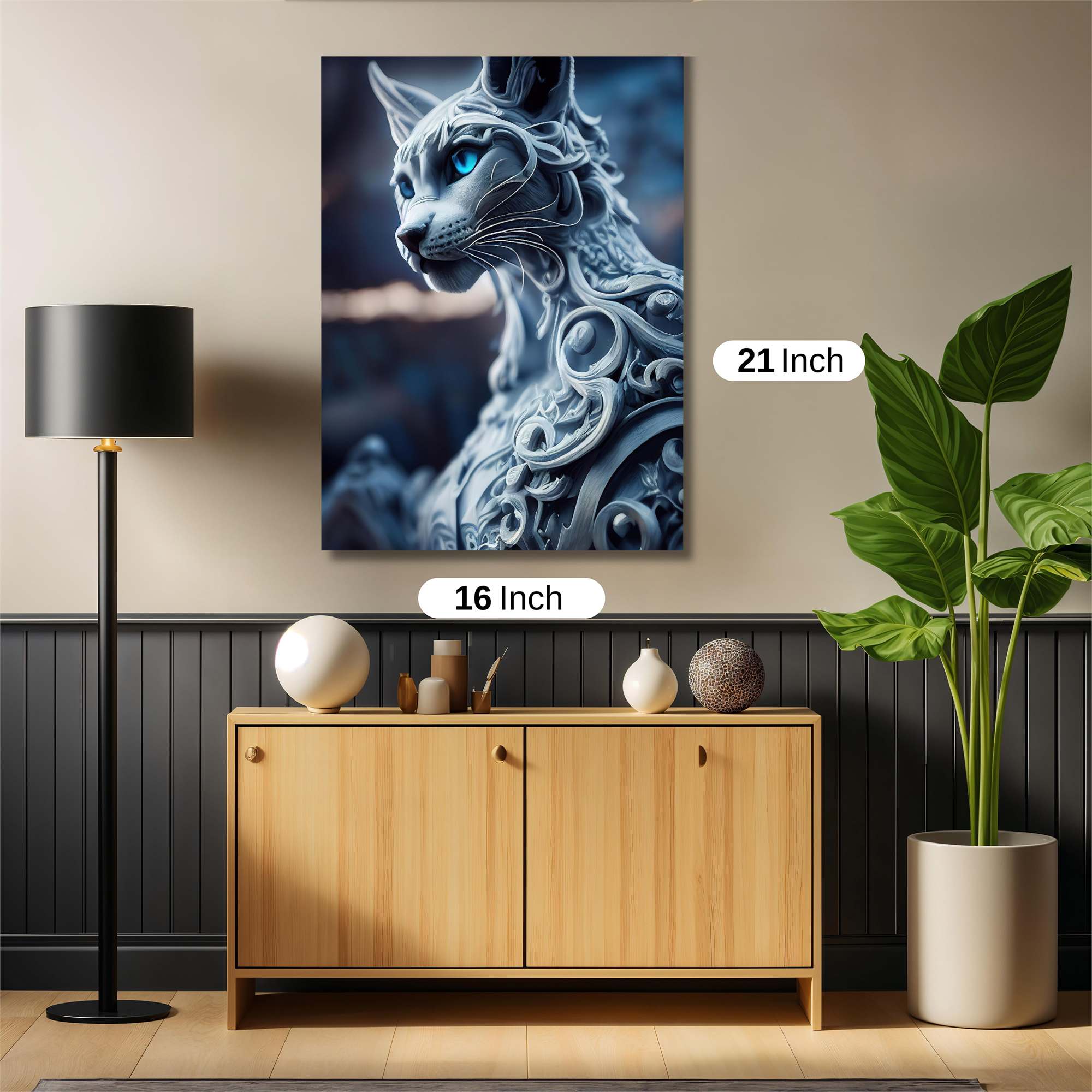 Feline Enigma Safe Wall Magnetic / M