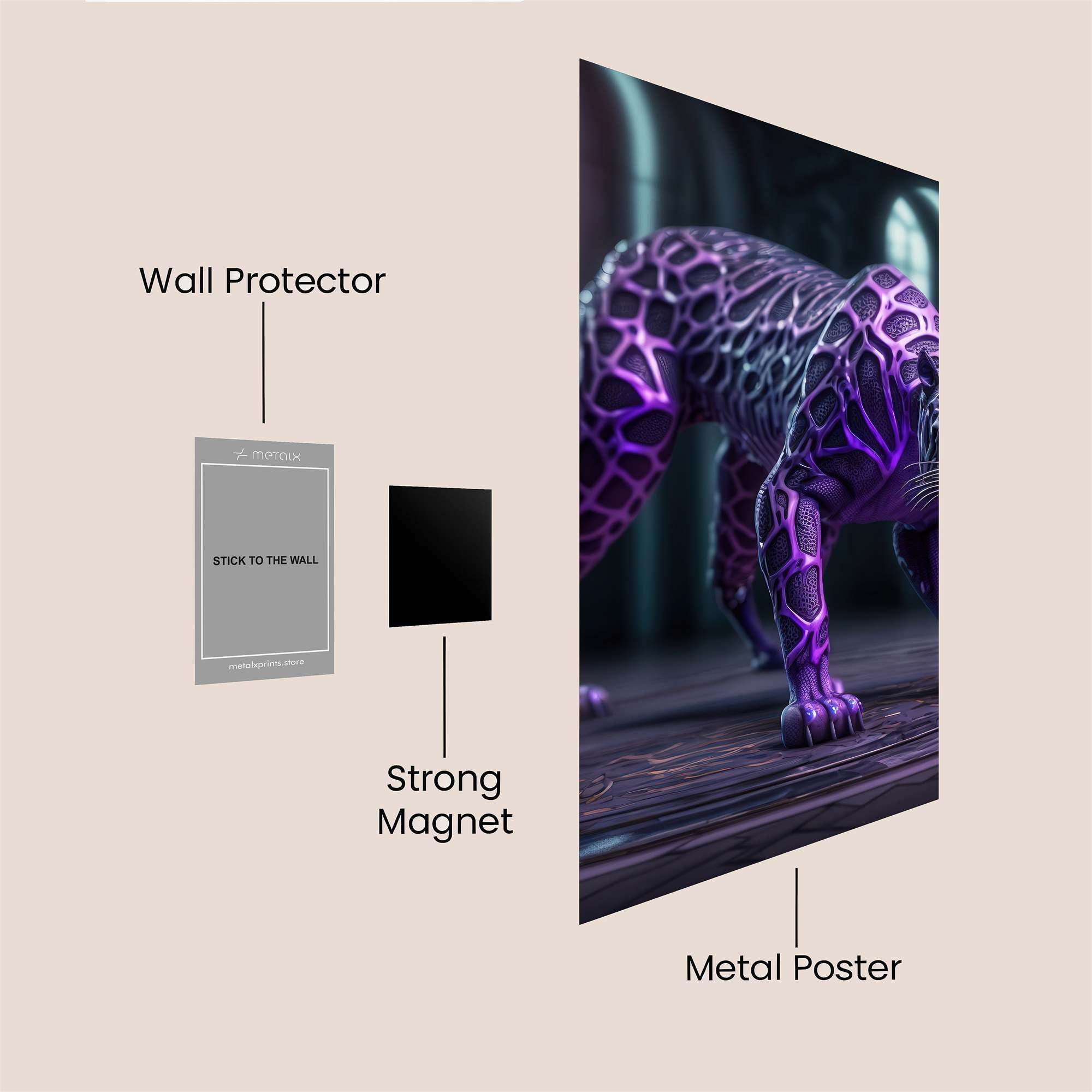 Panther Phantasm Safe Wall Magnetic / M